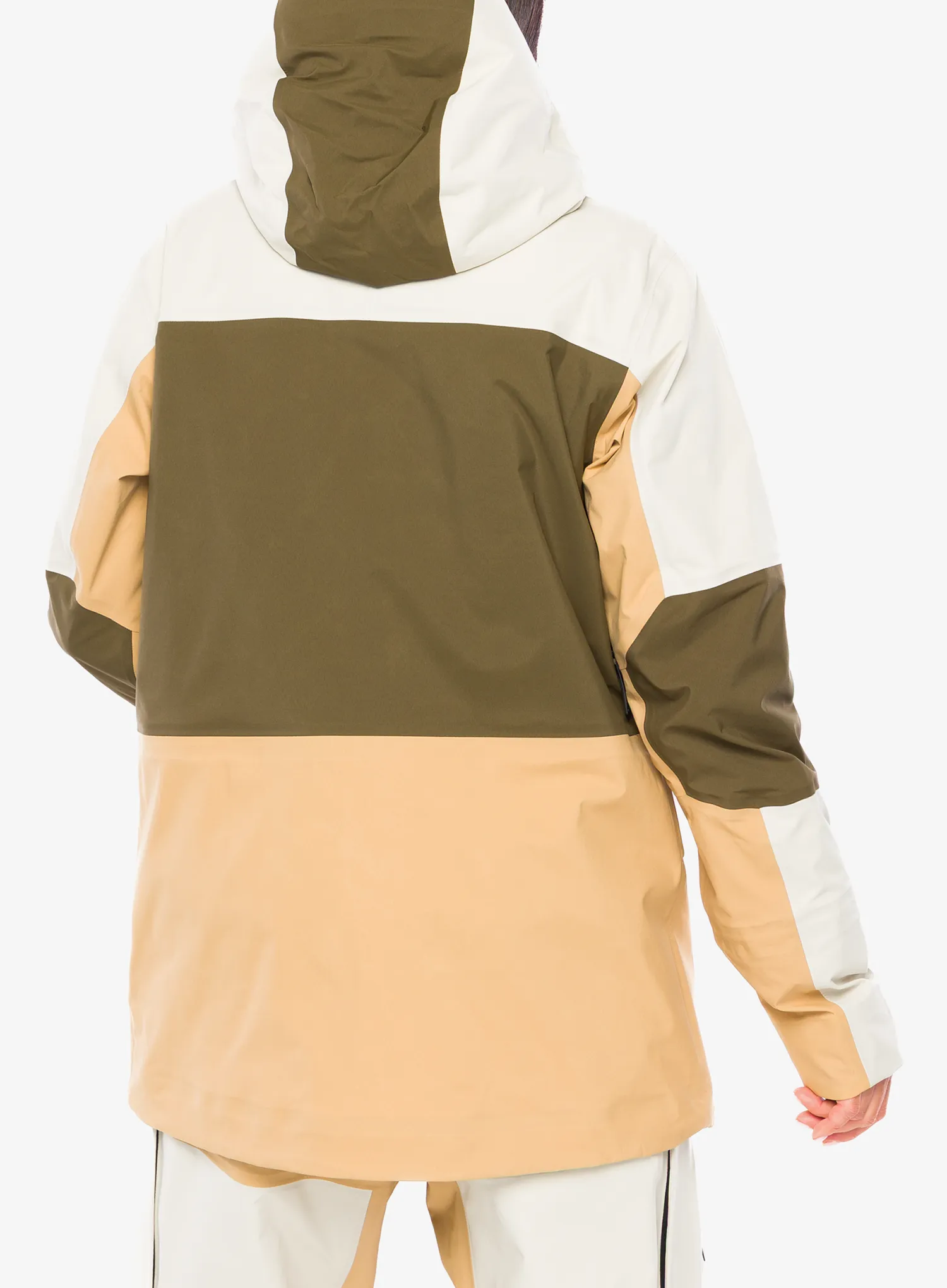 Ženska smučarska jakna Peak Performance Gravity GORE-TEX 3L Jacket - sierra sand/meadow moss