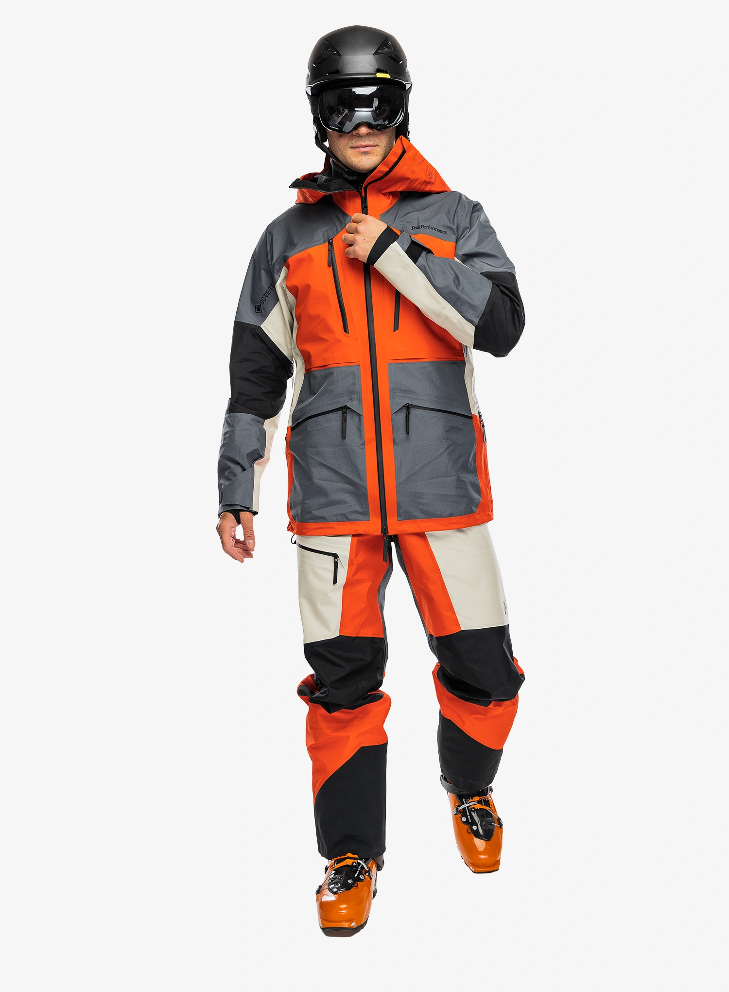 Smučarska jakna Peak Performance Vertical GORE-TEX Pro Jacket - solar burst/mountain mist