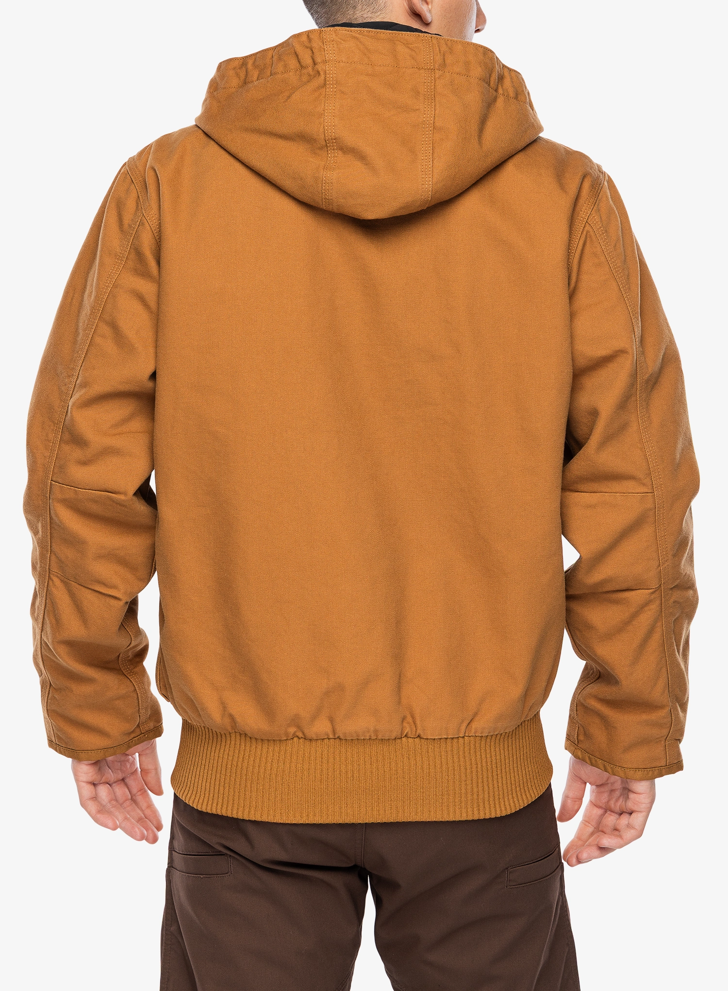 Sintetična jakna Carhartt Duck Insulated Active Jacket - carhartt brown