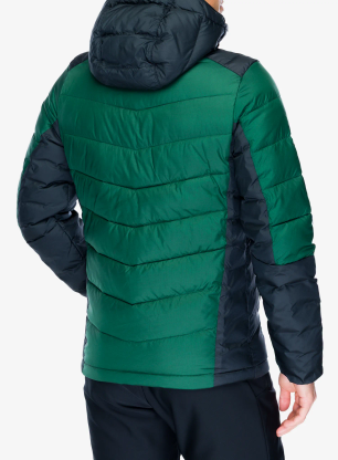 Sintetična jakna Columbia Labyrinth Loop II Hooded Jacket - rain forest/black