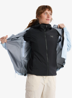 Ženska sintetična jakna Arcteryx Atom Hoody - black