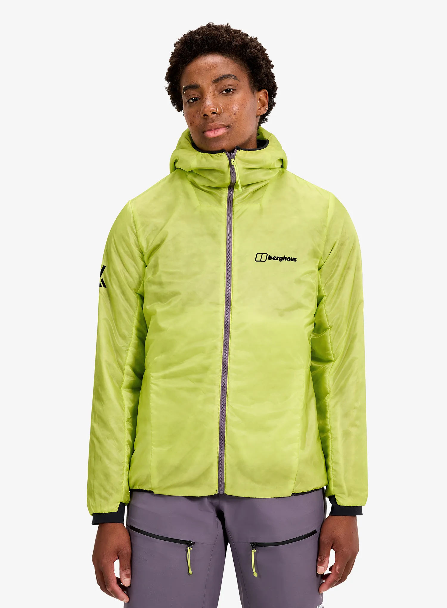 Ženska sintetična jakna Berghaus Mtn Arete Lb Synthetic Hoody - purple planet