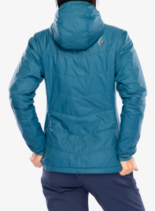 Ženska sintetična jakna Black Diamond Solution Hoody - creek blue/blue