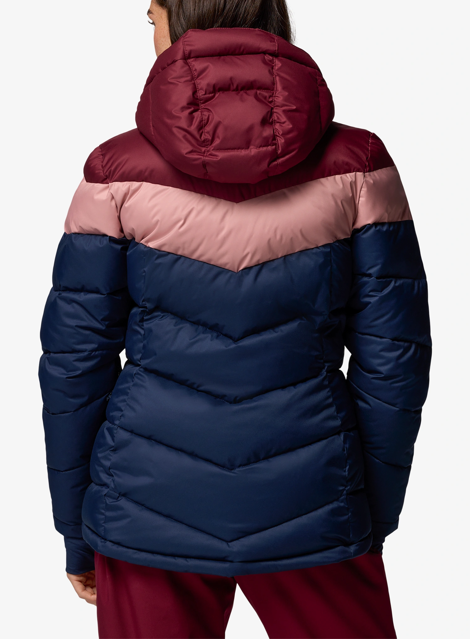 Ženska sintetična jakna Columbia Abbott Peak II Insulated Jacket - navy/rich wine/pink