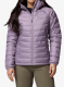 Ženska sintetična jakna Columbia Powder Lite II Hooded Jacket - shale purple