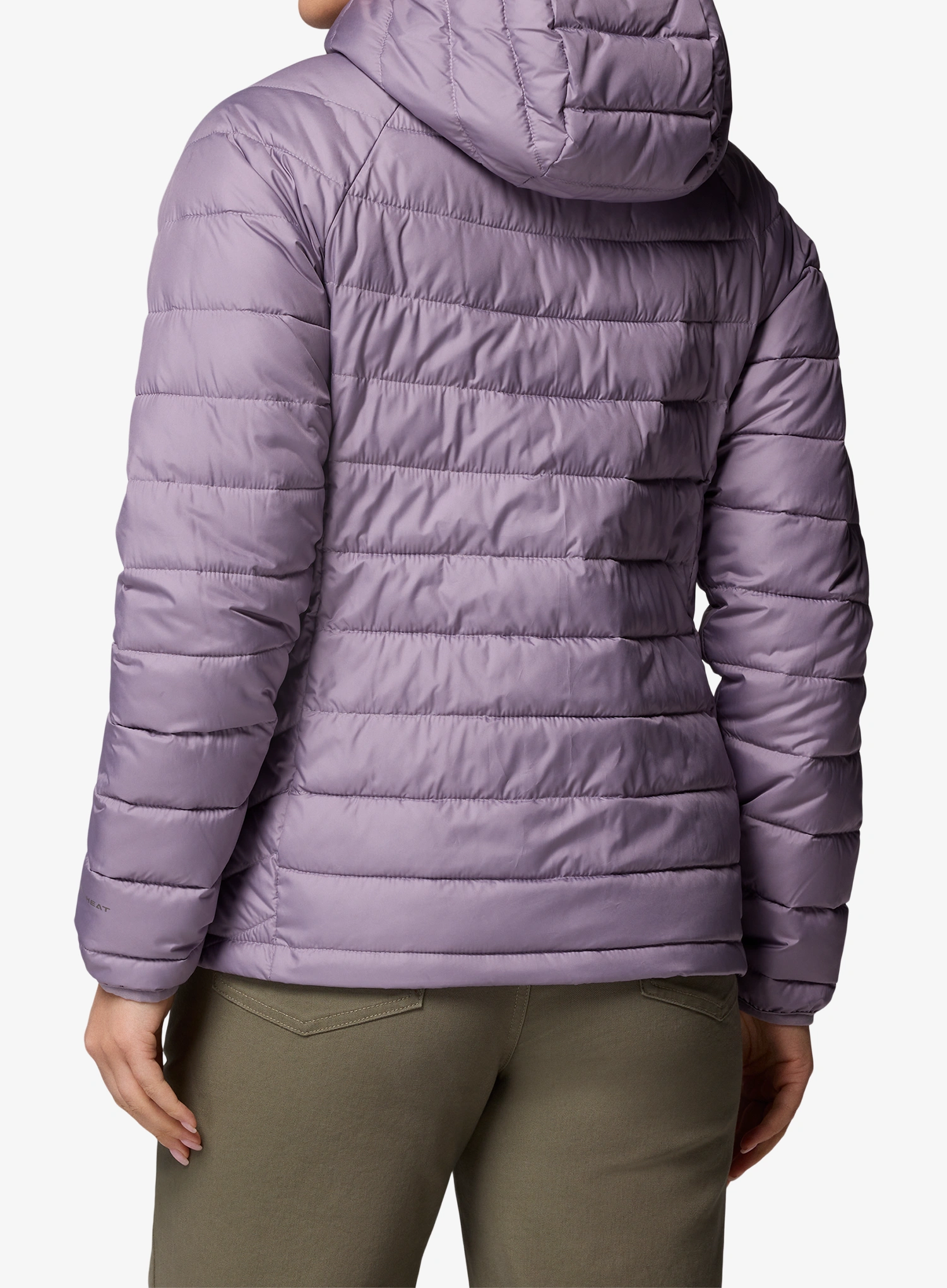 Ženska sintetična jakna Columbia Powder Lite II Hooded Jacket - shale purple