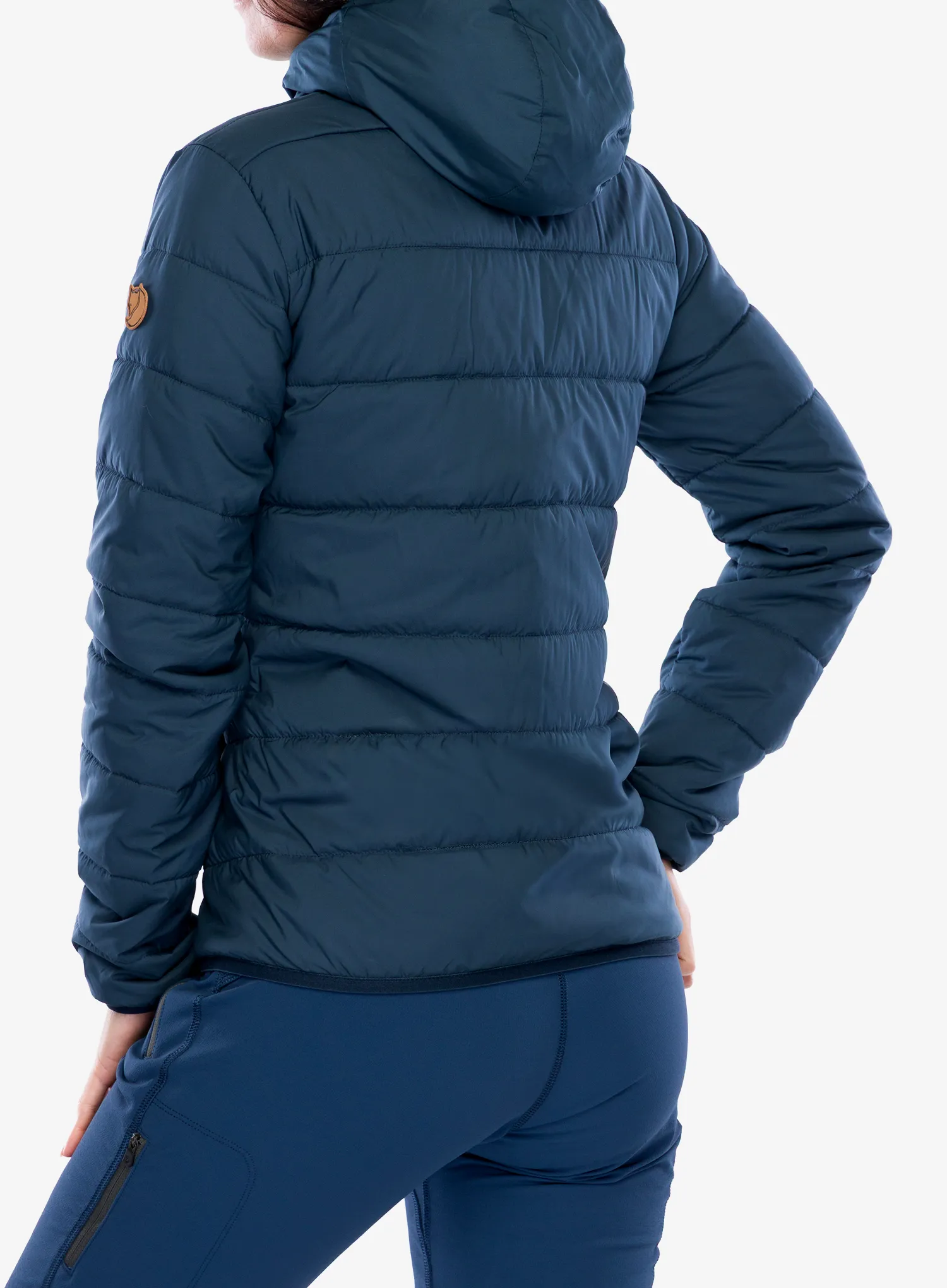 Sintetična jakna Fjallraven Keb Padded Hoodie - mountain blue