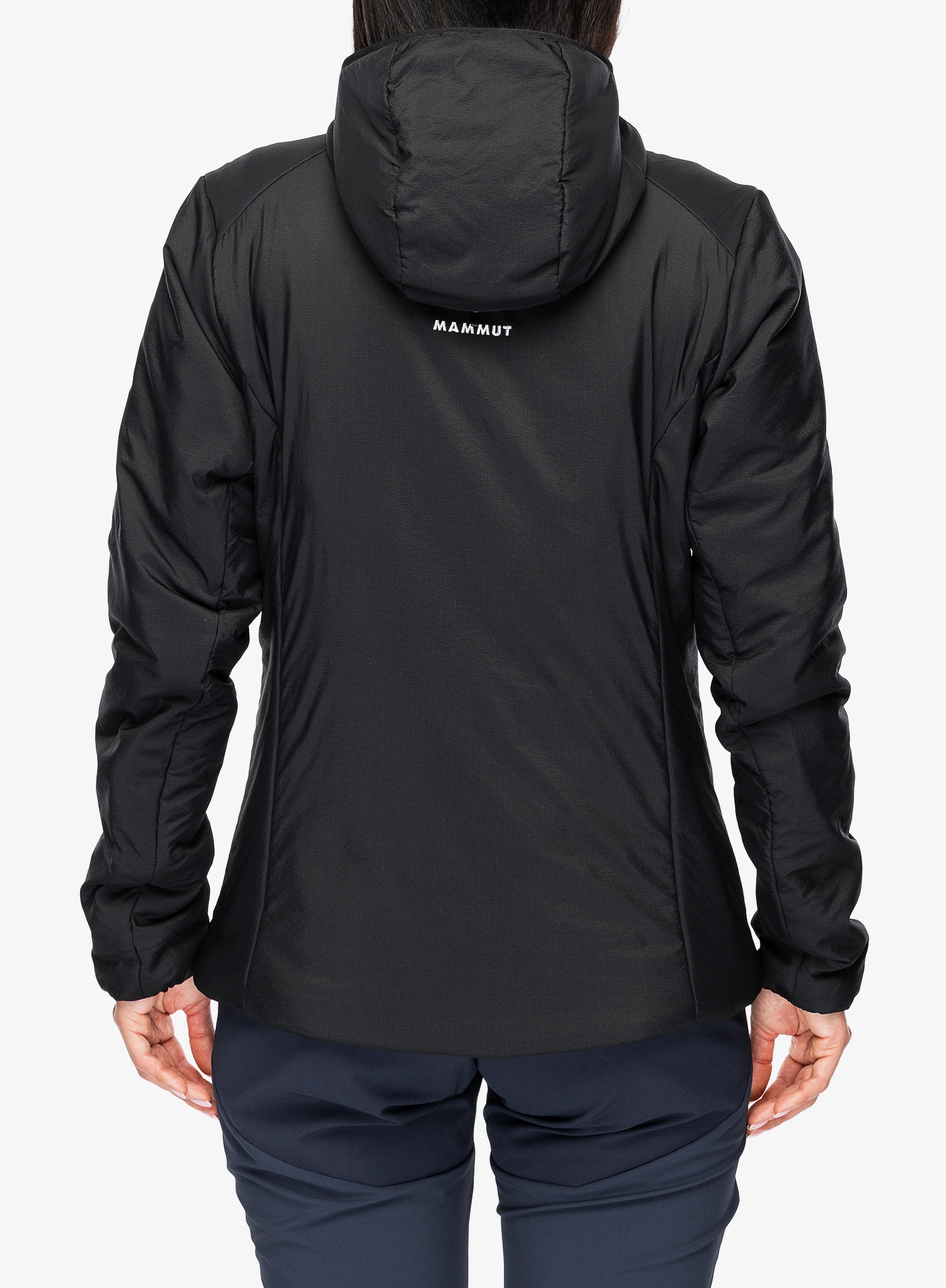 Ženska sintetična jakna Mammut Rime IN Hooded Jacket - black/black