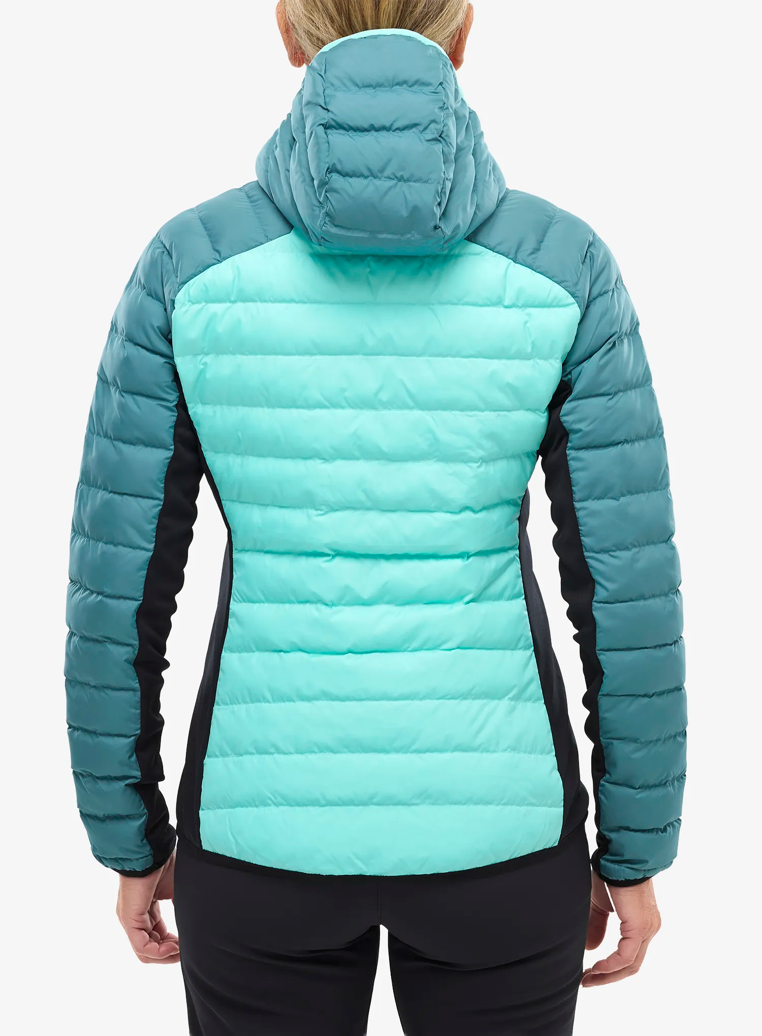 Ženska sintetična jakna Millet Fitz Roy Warm Hoodie - aruba/hydro
