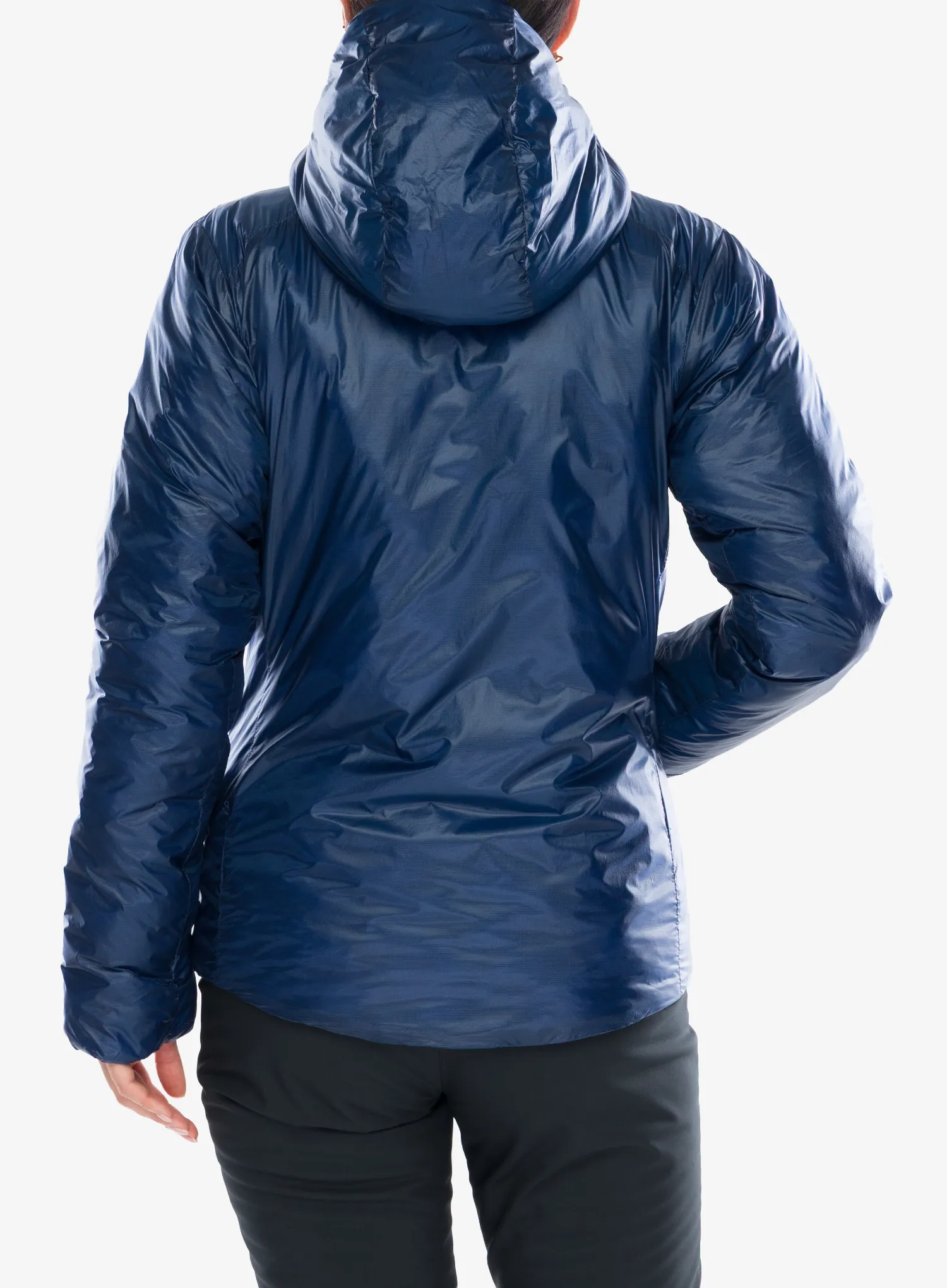 Ženska sintetična jakna Mountain Equipment Oreus Hooded Jacket -  blue admiral