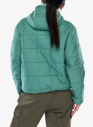 Ženska sintetična jakna Patagonia Light Gust Hooded P/O - heartleaf green