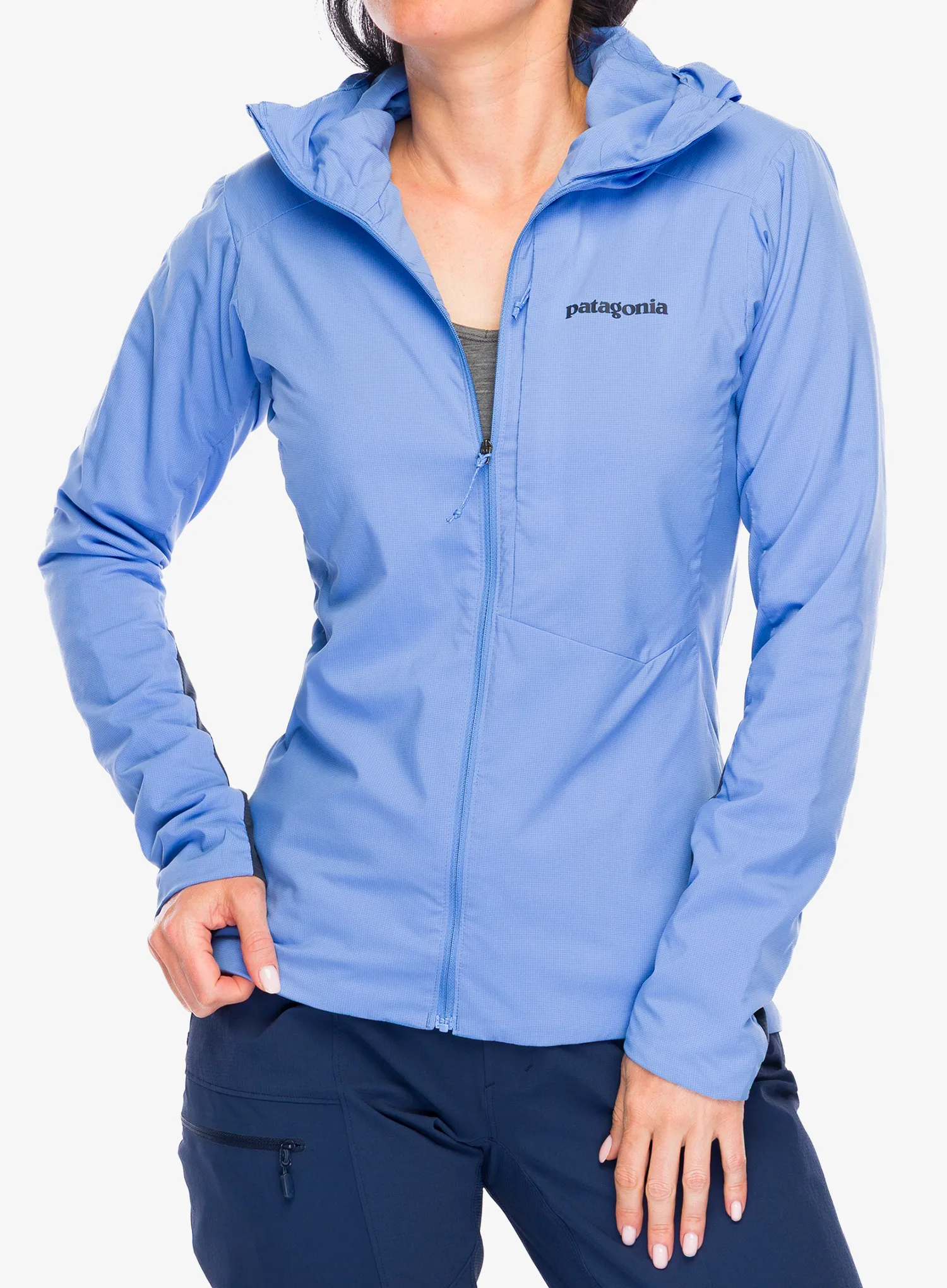 Ženska sintetična jakna Patagonia Nano-Air Ultralight Full-Zip Hoody - abundant blue
