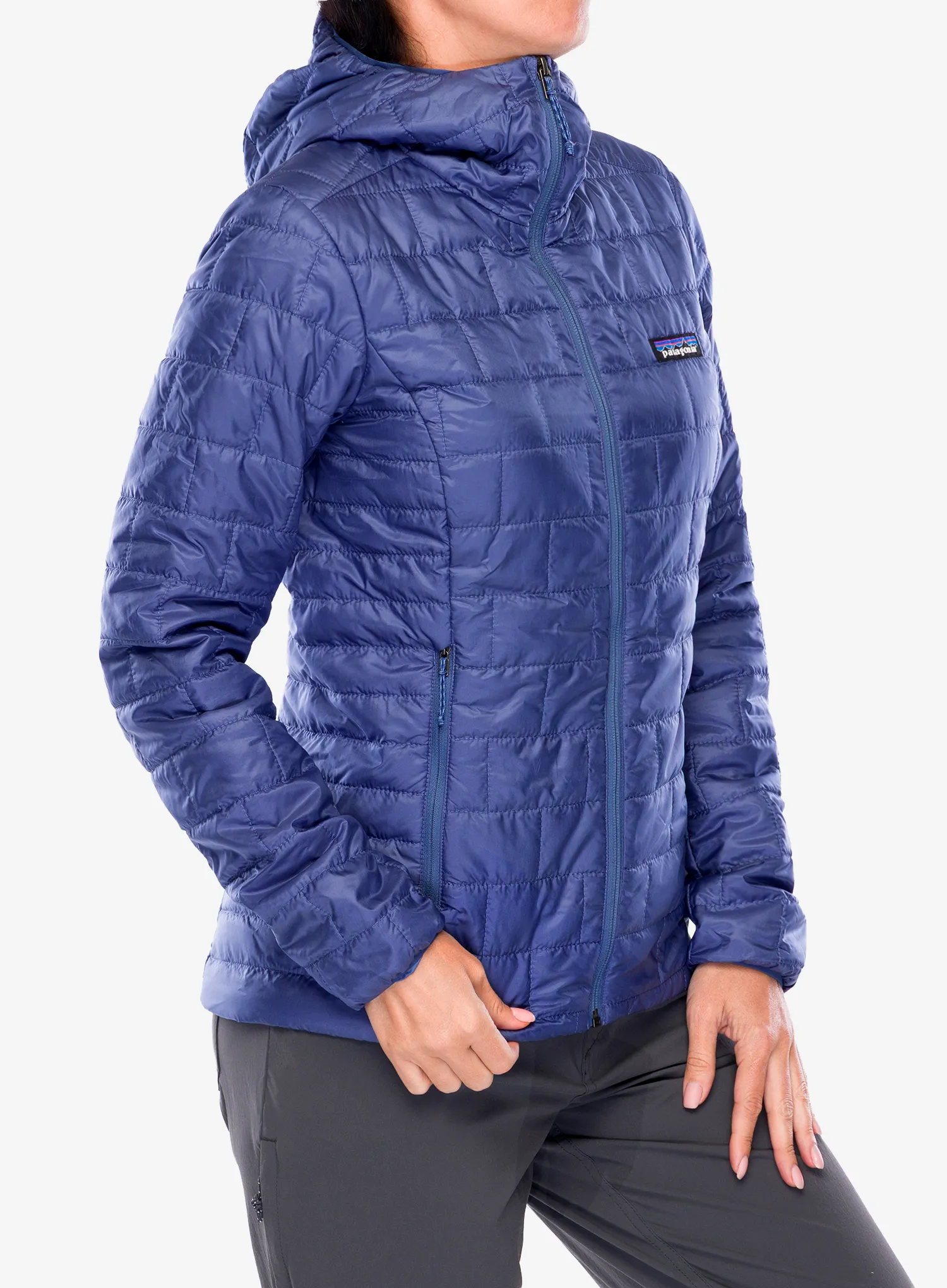 Ženska sintetična jakna Patagonia Nano Puff Hoody - current blue