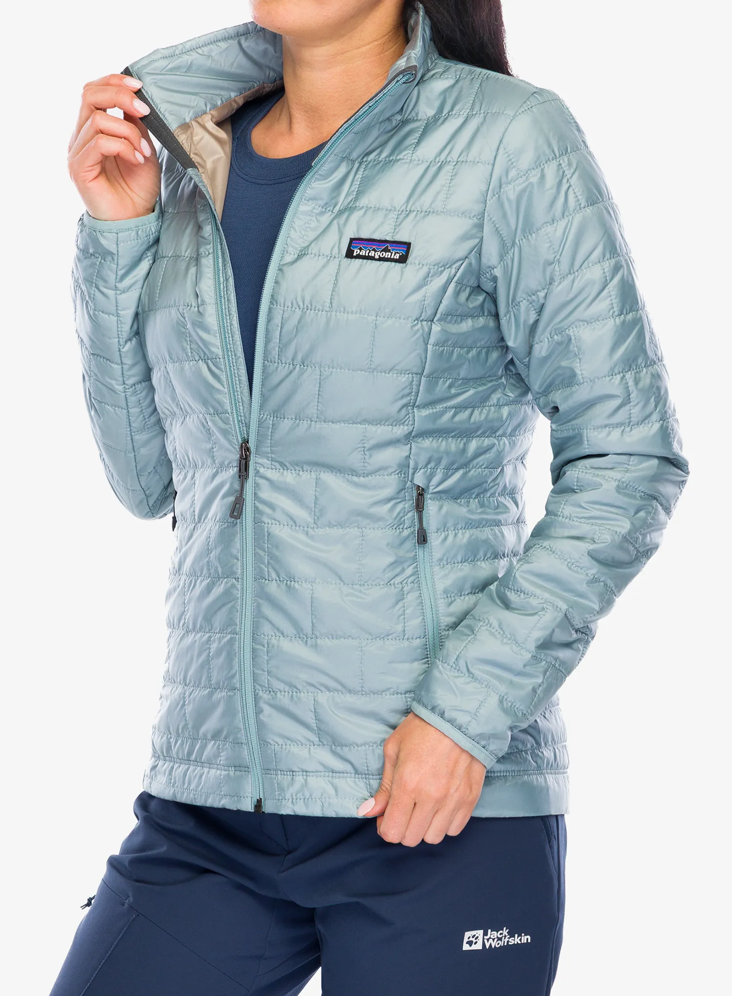 Ženska sintetična jakna Patagonia Nano Puff Jacket - thermal blue