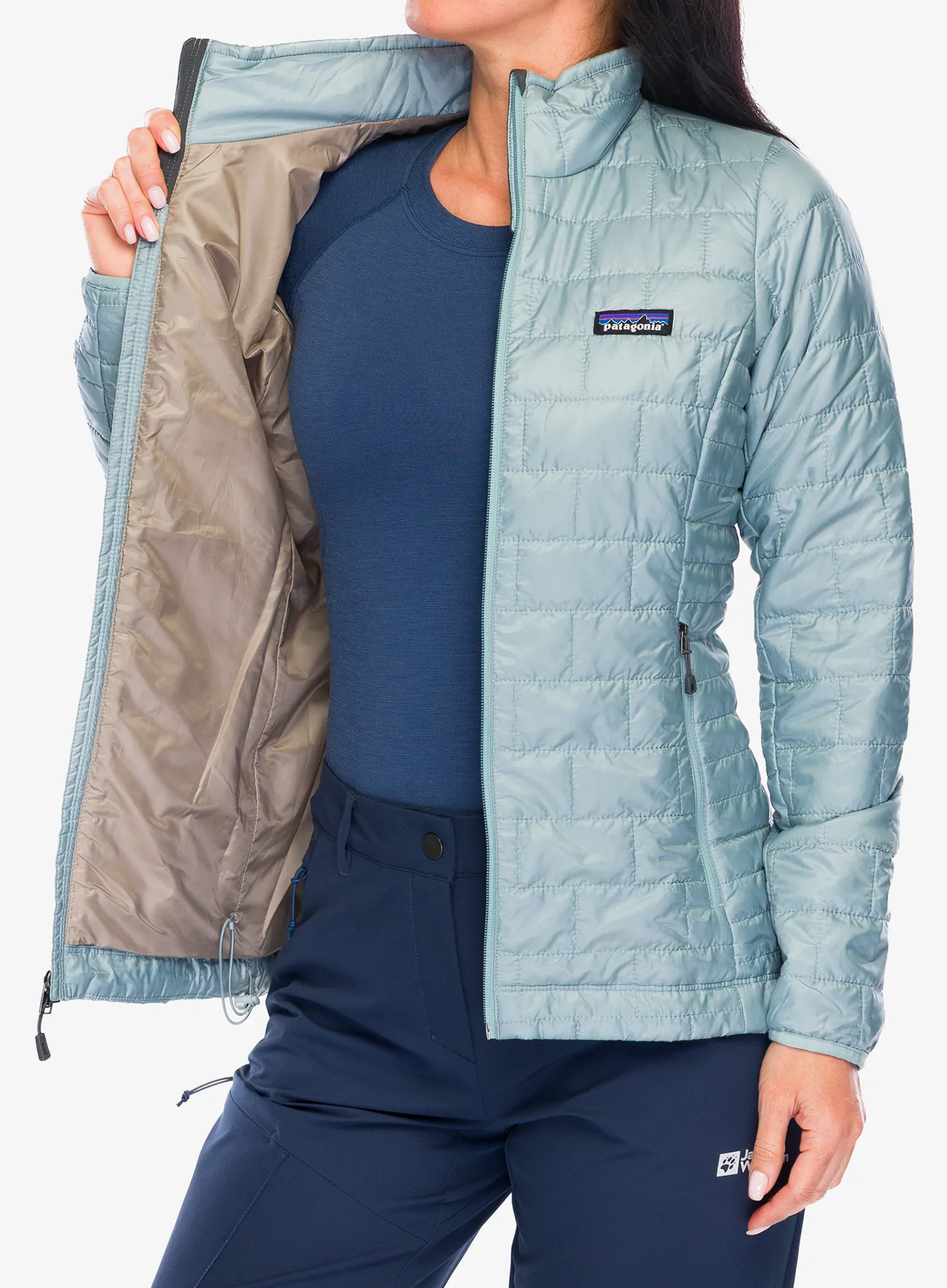 Ženska sintetična jakna Patagonia Nano Puff Jacket - thermal blue