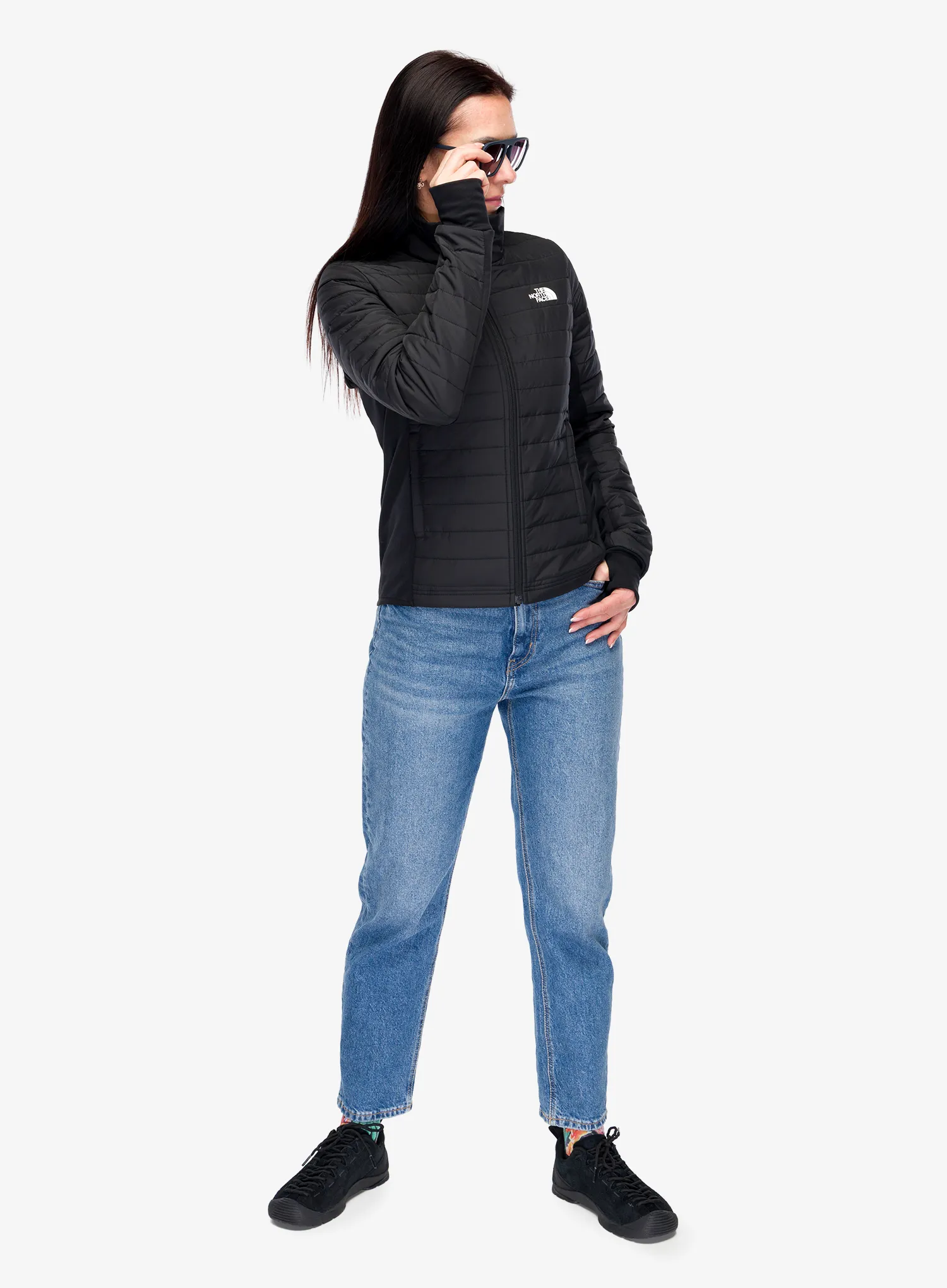 Ženska sintetična jakna The North Face Canyonlands Hybrid Jacket - tnf black