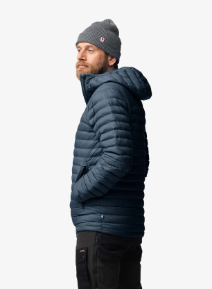 Sintetična jakna Fjallraven Expedition Latt Hoodie - navy