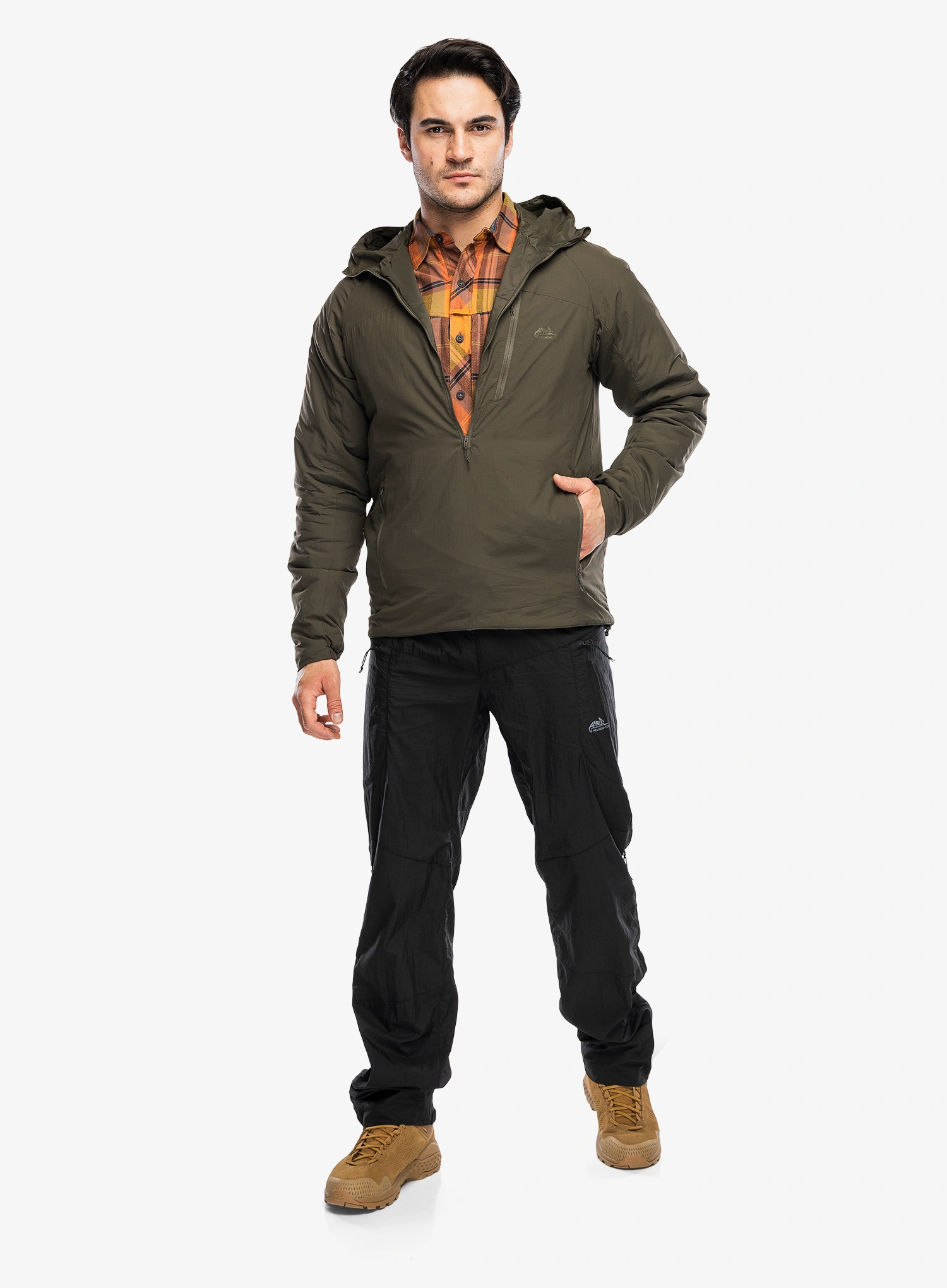 Sintetična jakna Helikon-Tex Wolfhound Hoodie Lite - taiga green