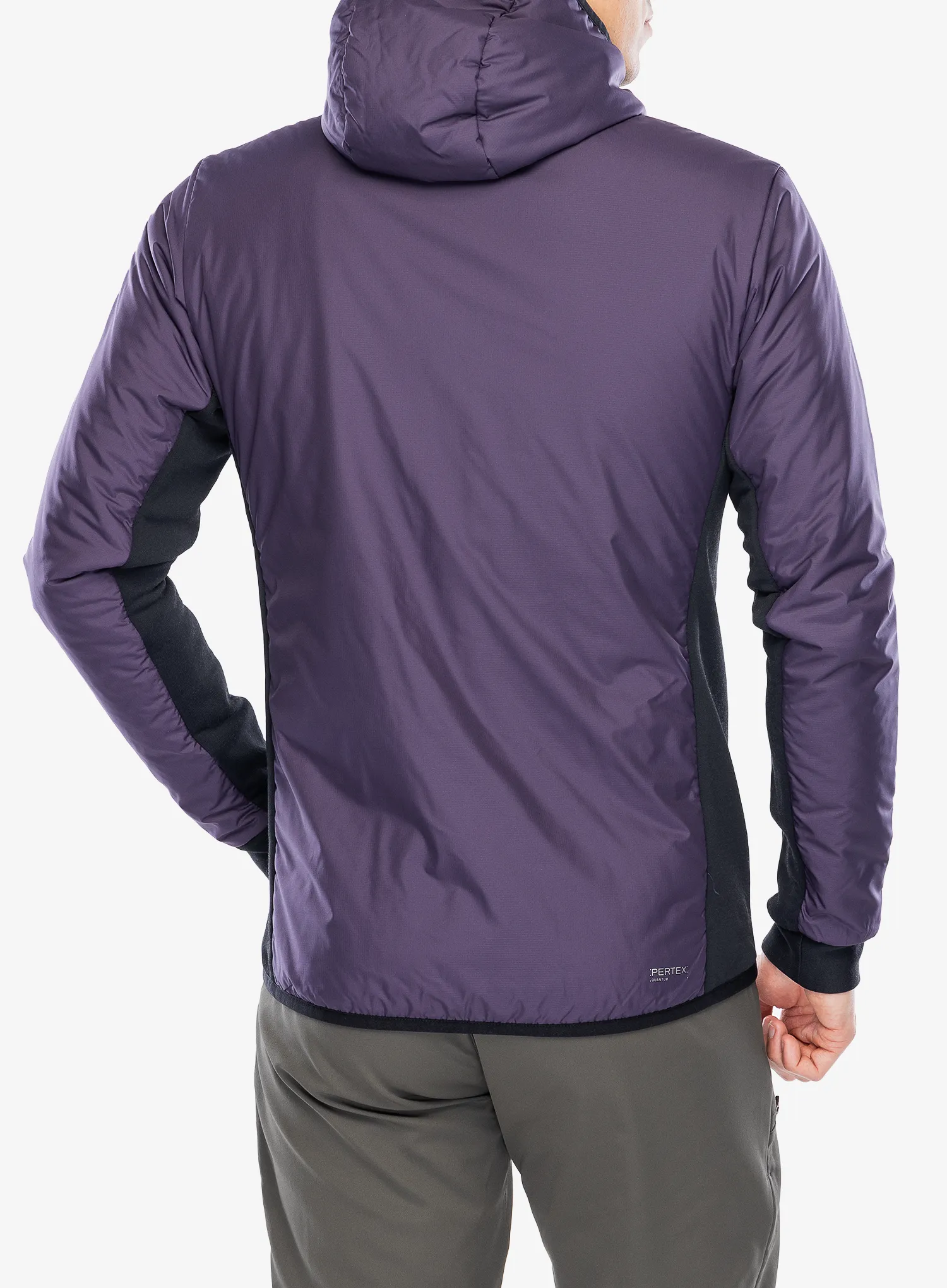 Sintetična jakna Mons Royale Arete Wool Insulation Hood - indigo/cedar