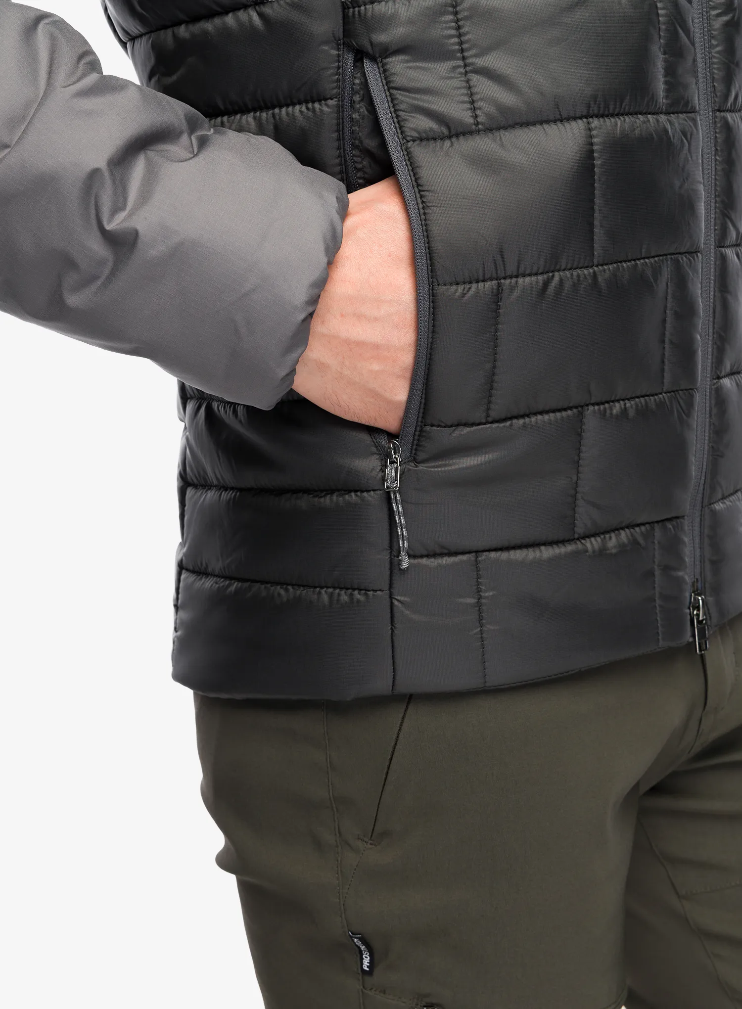 Sintetična jakna Patagonia Hi-Loft Nano Puff Hoody - forge grey