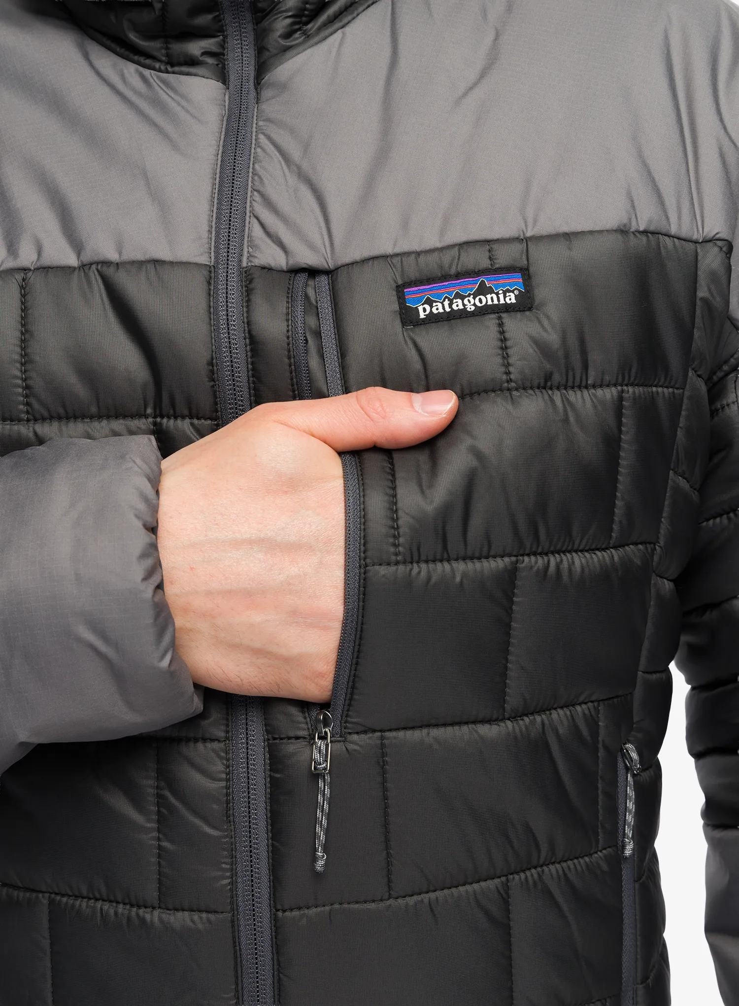 Sintetična jakna Patagonia Hi-Loft Nano Puff Hoody - forge grey