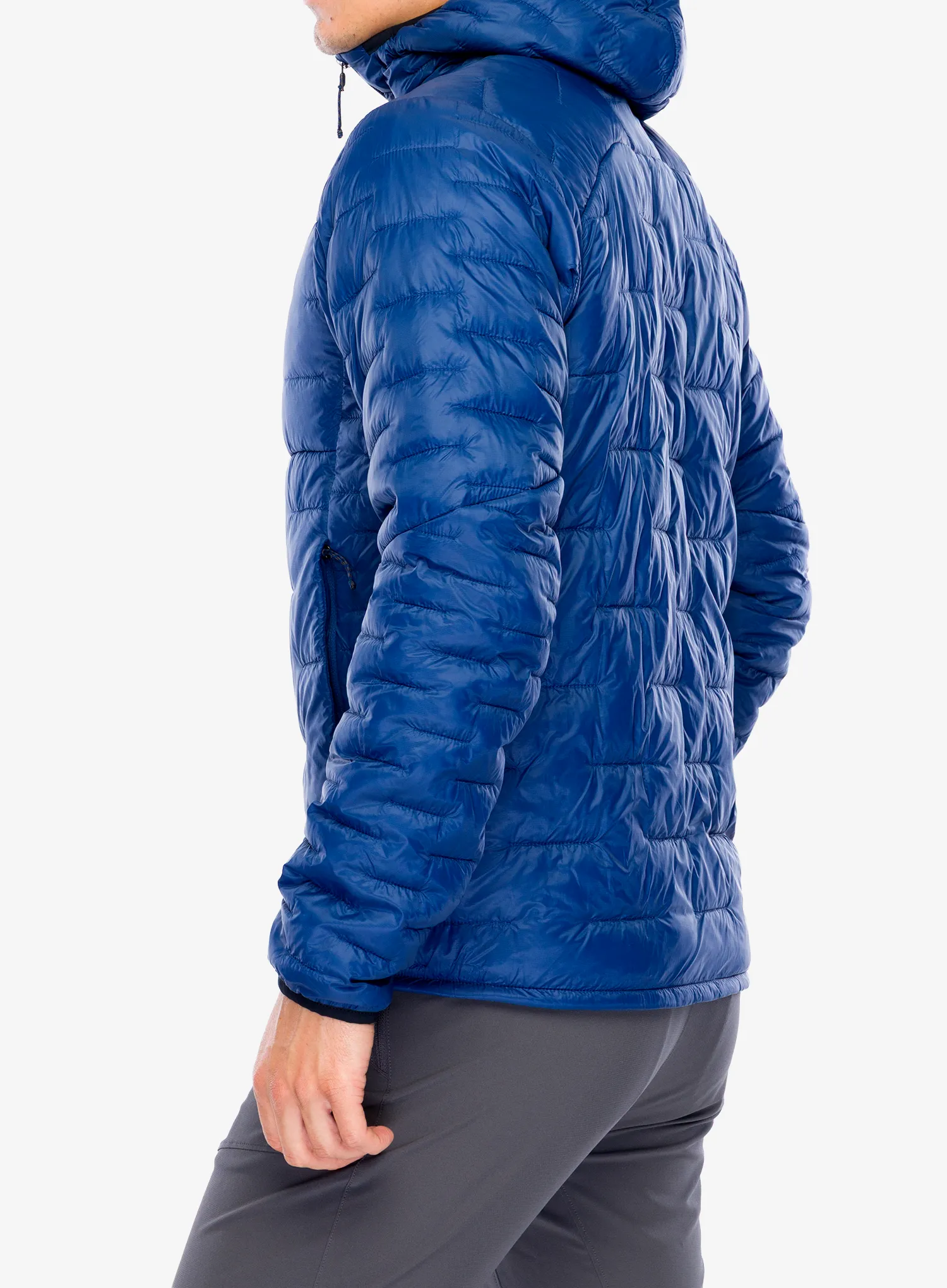 Sintetična jakna Patagonia Micro Puff Hoody - clement blue