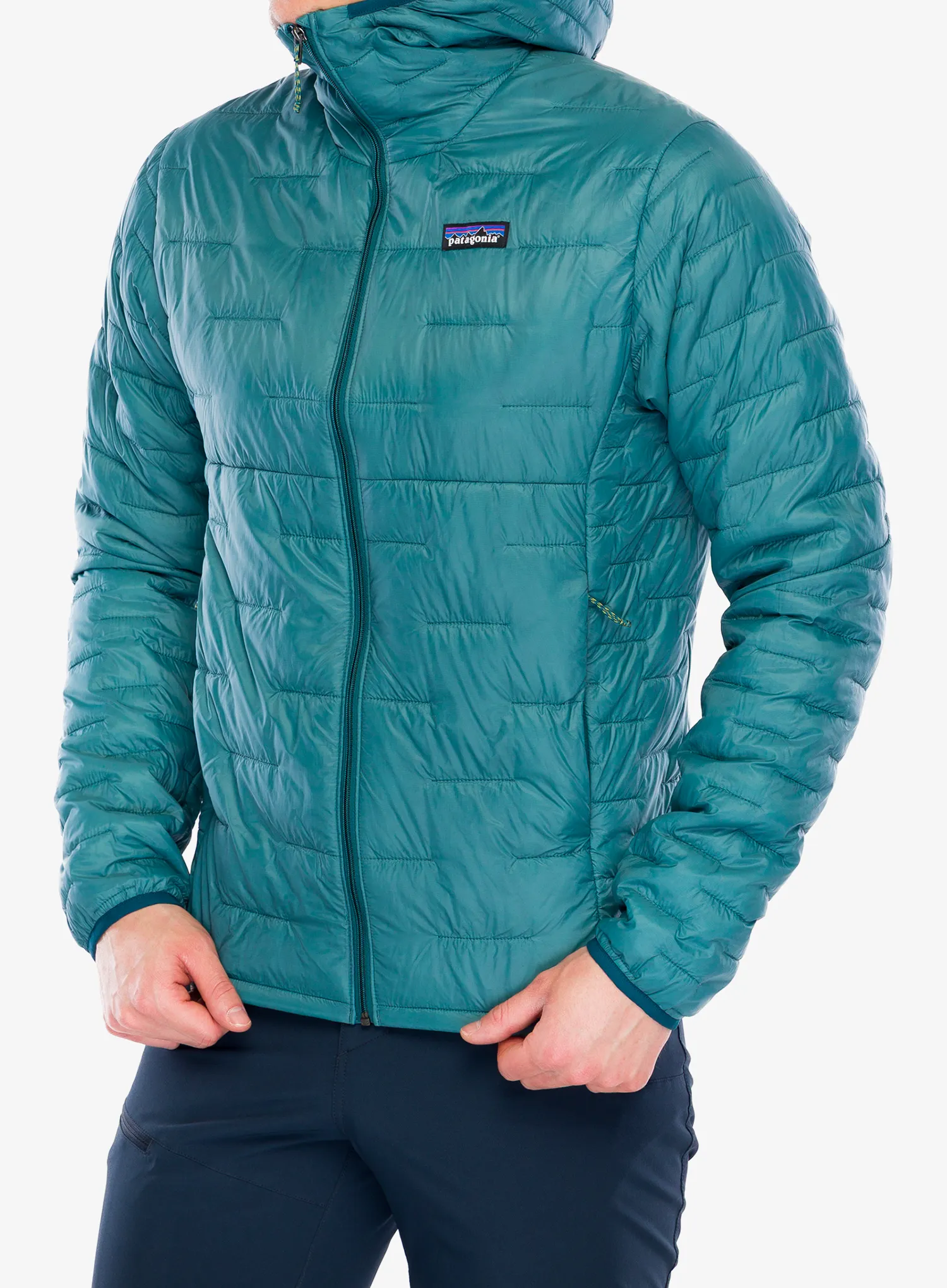 Sintetična jakna Patagonia Micro Puff Hoody - wetland blue
