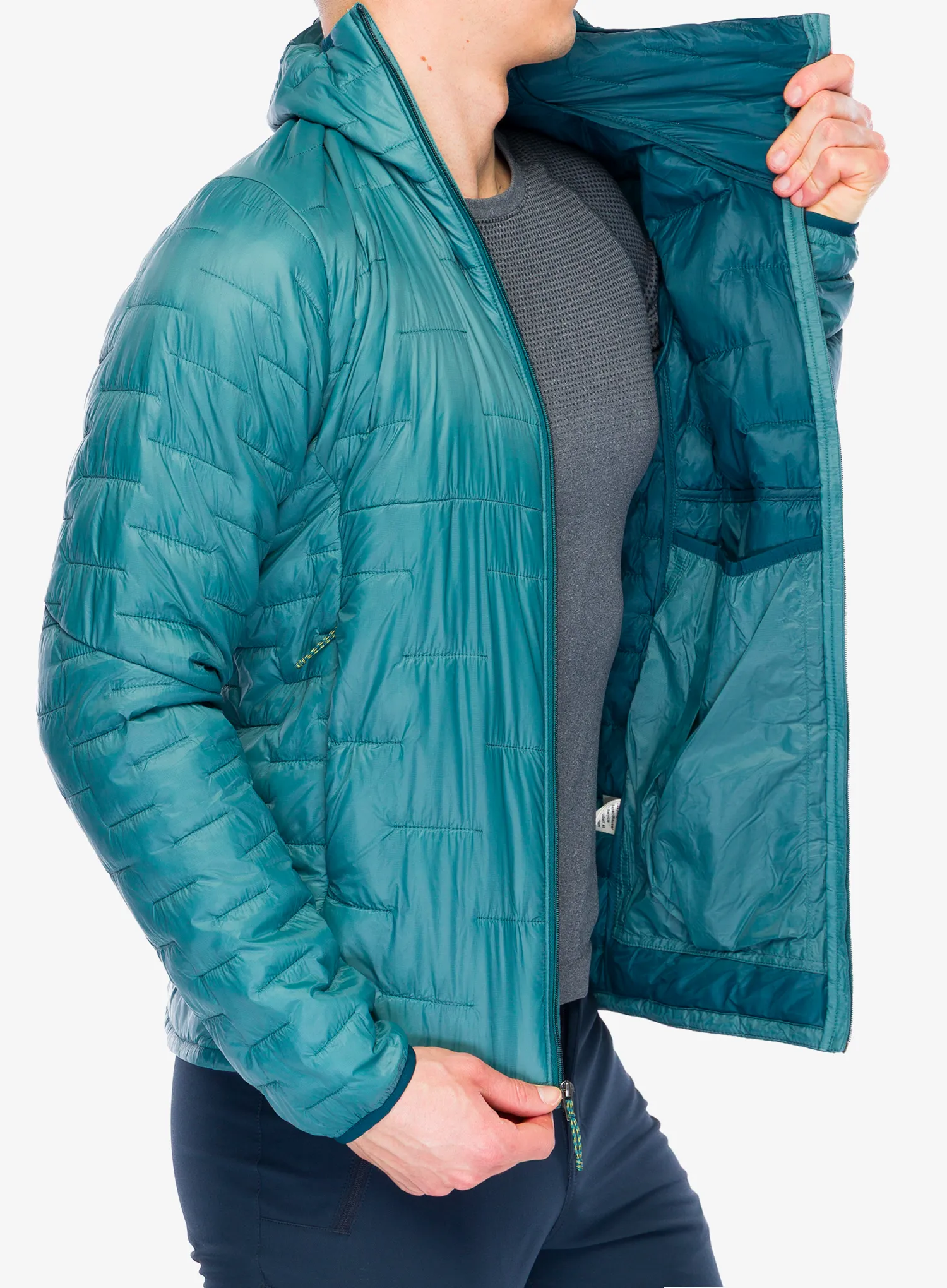 Sintetična jakna Patagonia Micro Puff Hoody - wetland blue