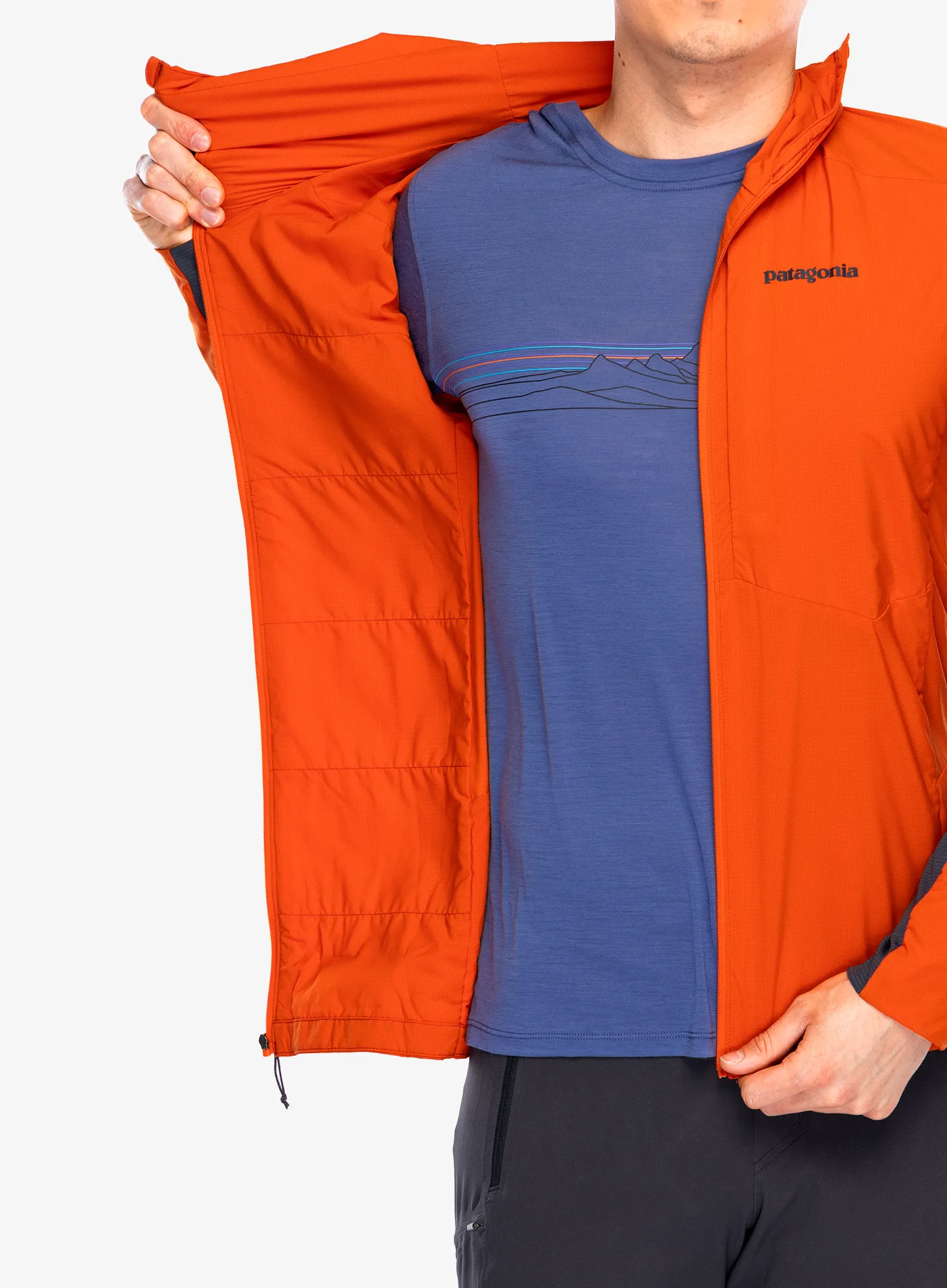Sintetična jakna Patagonia Nano-Air Ultralight Full-Zip Hoody - pollinator orange