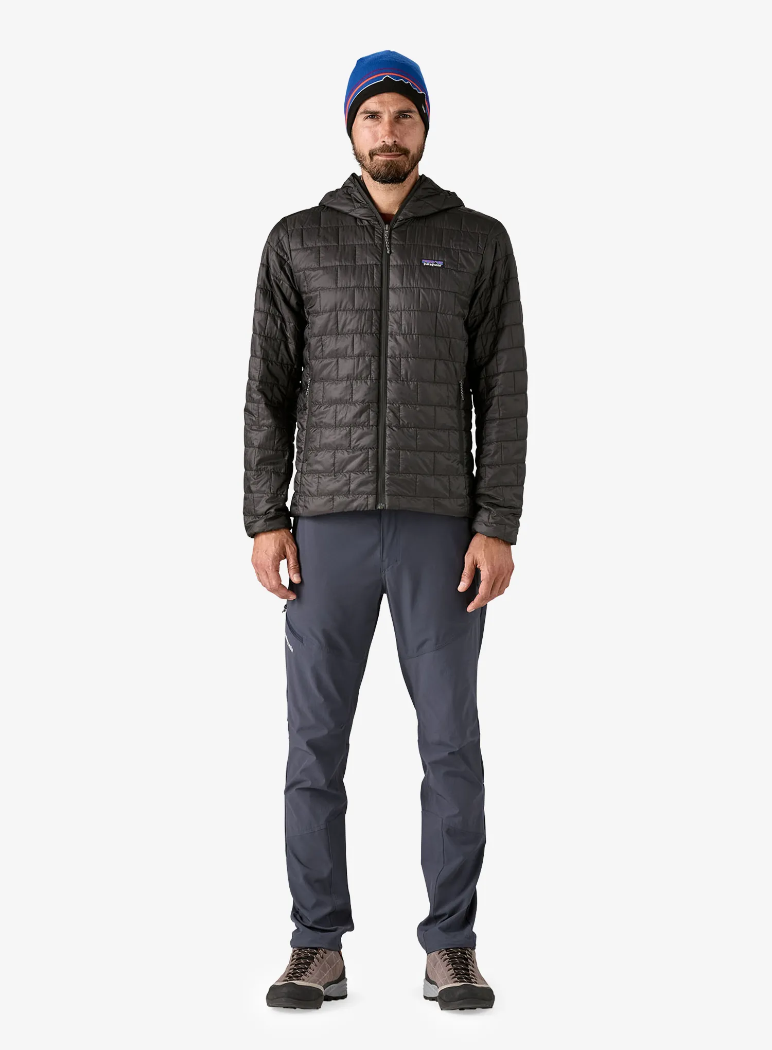 Sintetična jakna Patagonia Nano Puff Hoody - black/black