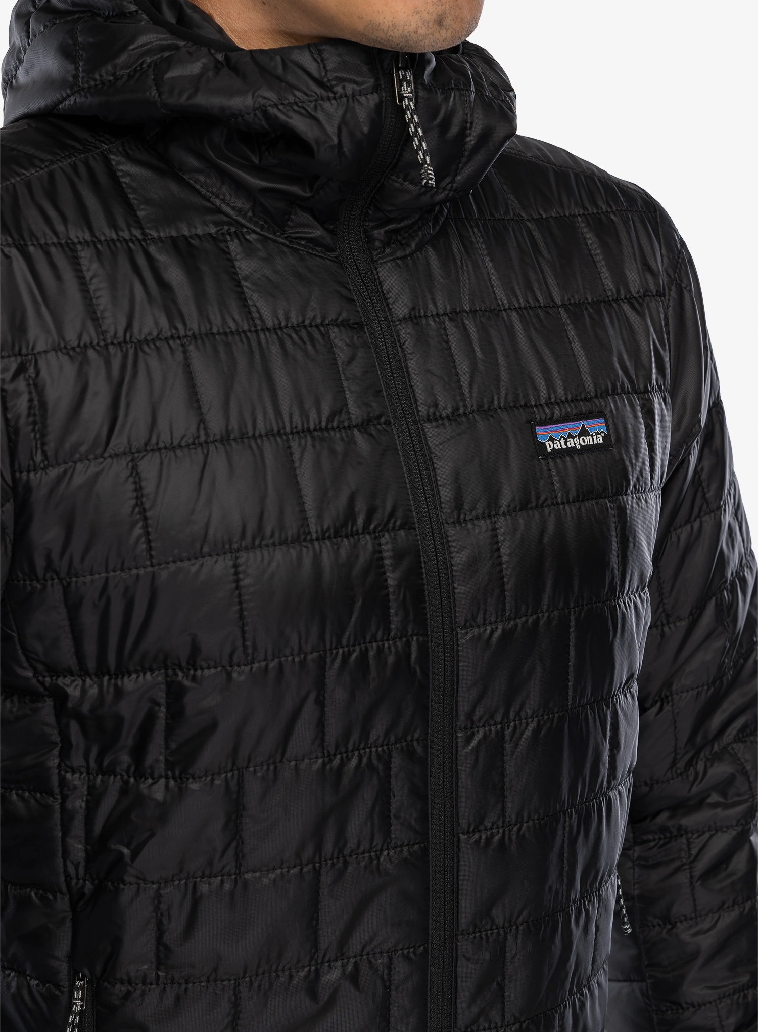 Sintetična jakna Patagonia Nano Puff Hoody - black/black