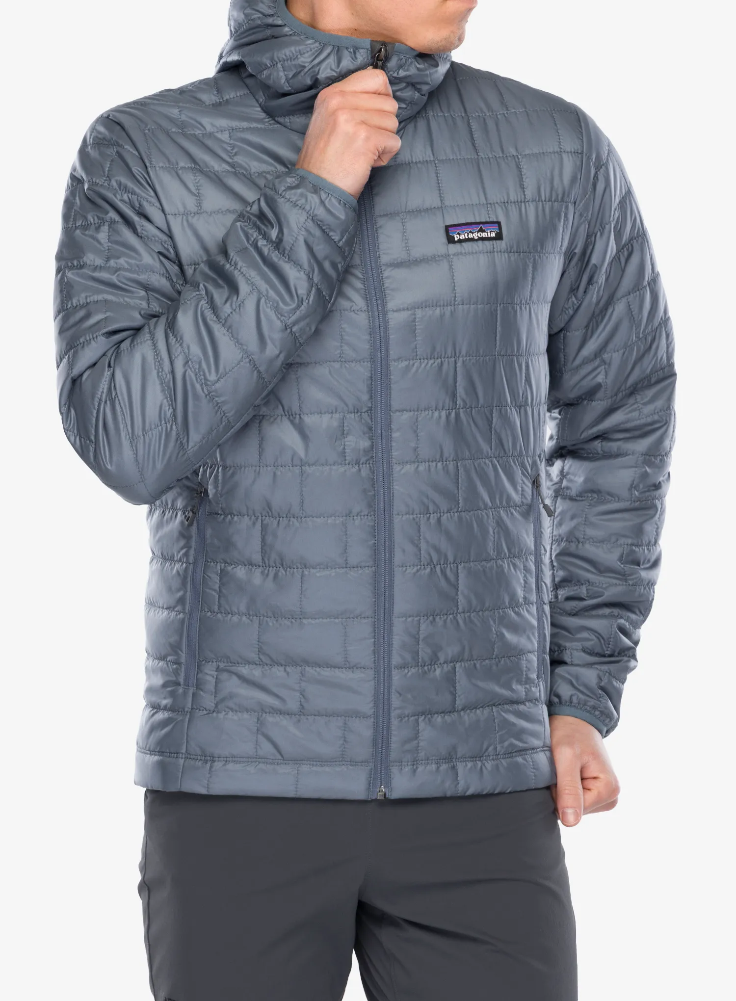 Sintetična jakna Patagonia Nano Puff Hoody - utility blue