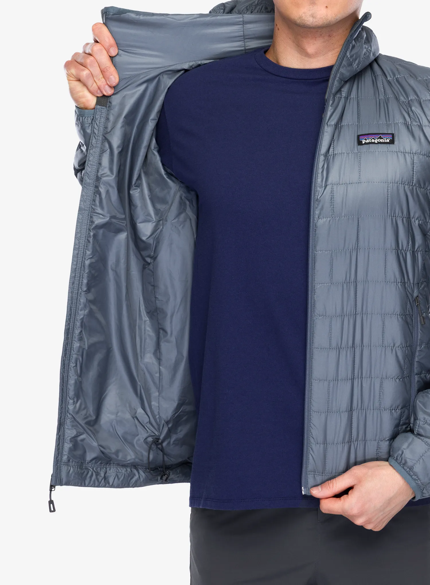 Sintetična jakna Patagonia Nano Puff Hoody - utility blue