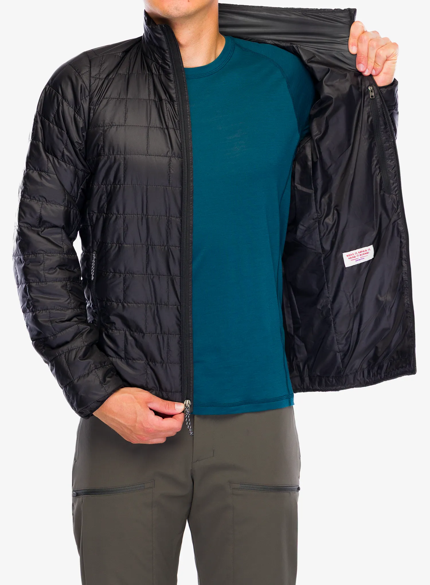 Sintetična jakna Patagonia Nano Puff Jacket - black/black