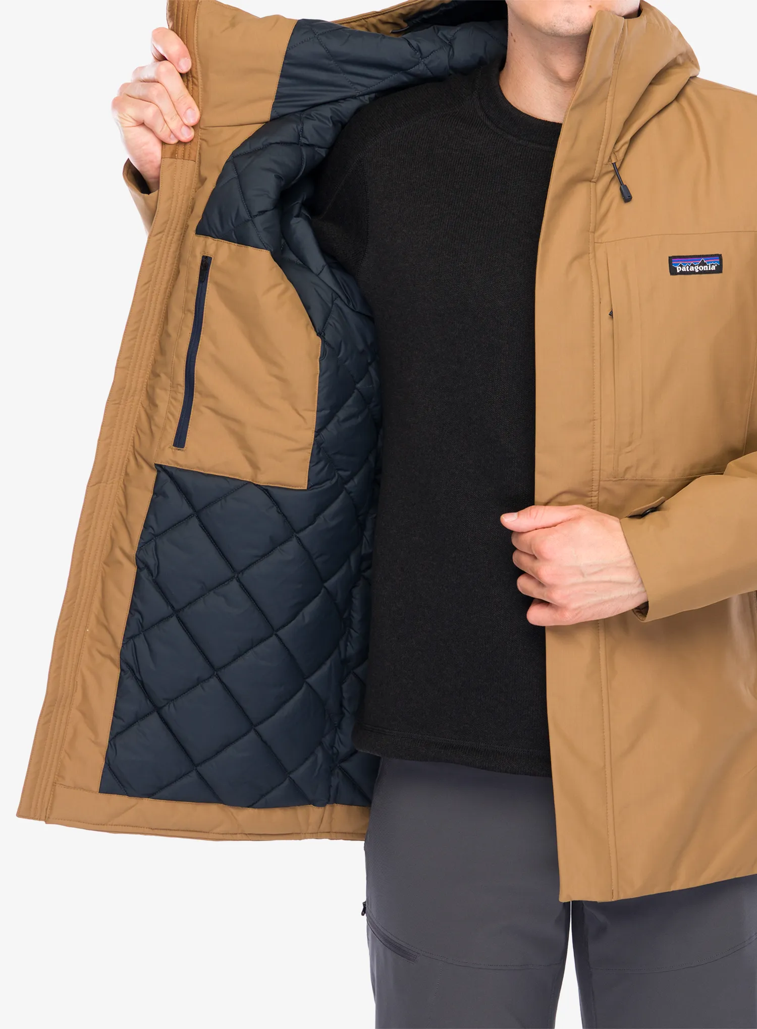 Sintetična jakna Patagonia Windshadow Parka - deer brown