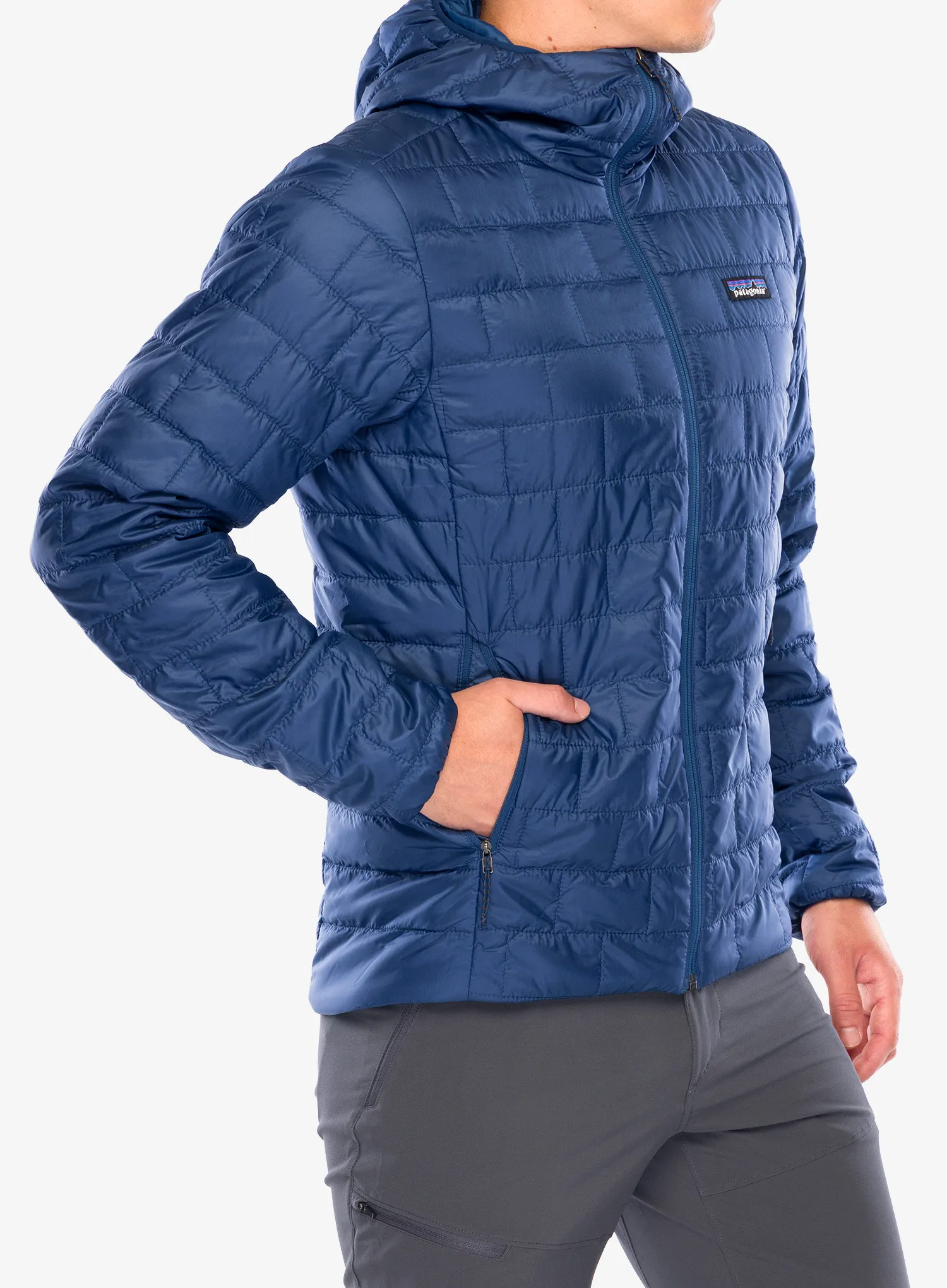 Jakna Patagonia Nano Puff Hoody - clement blue