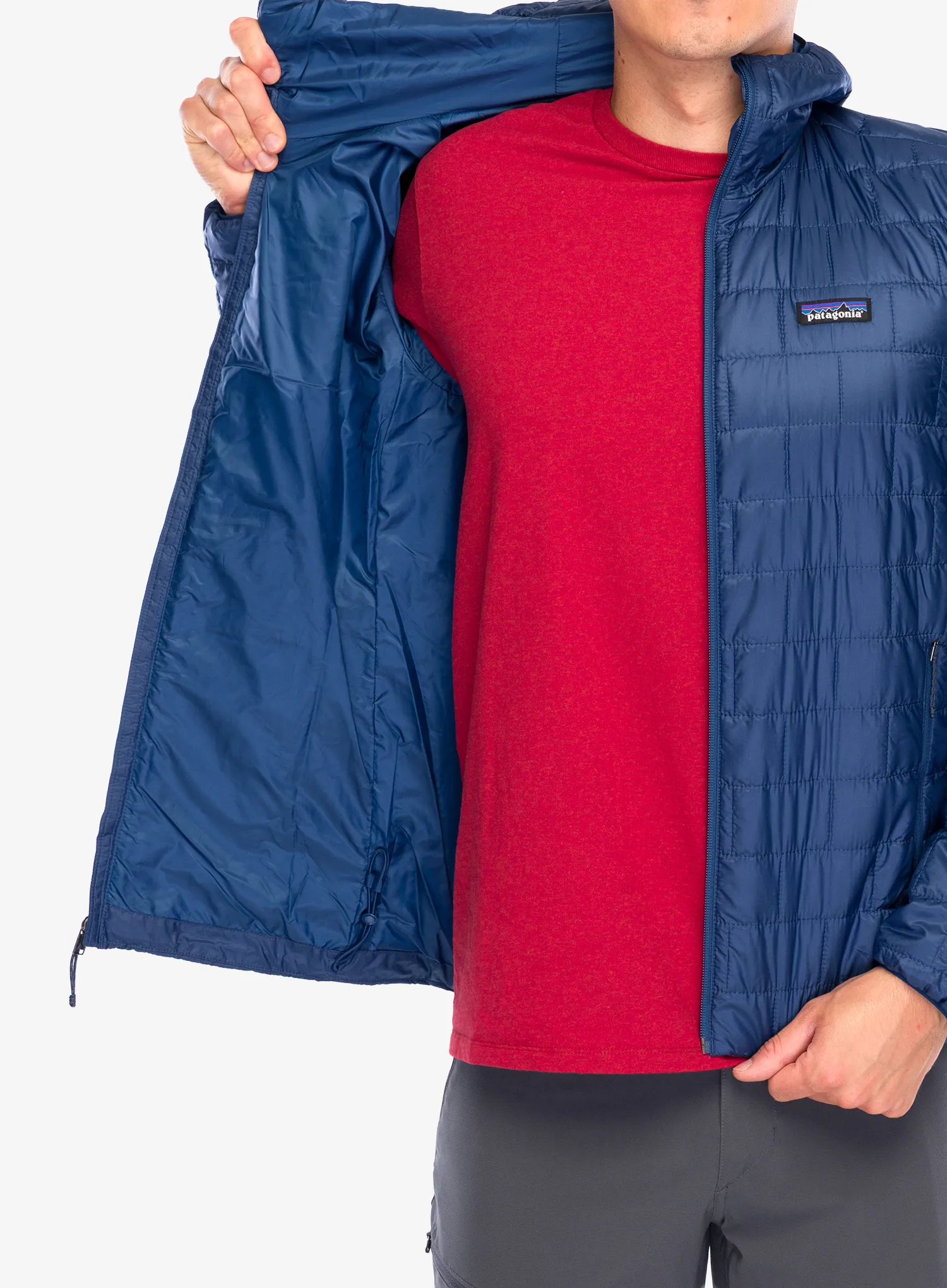 Jakna Patagonia Nano Puff Hoody - clement blue