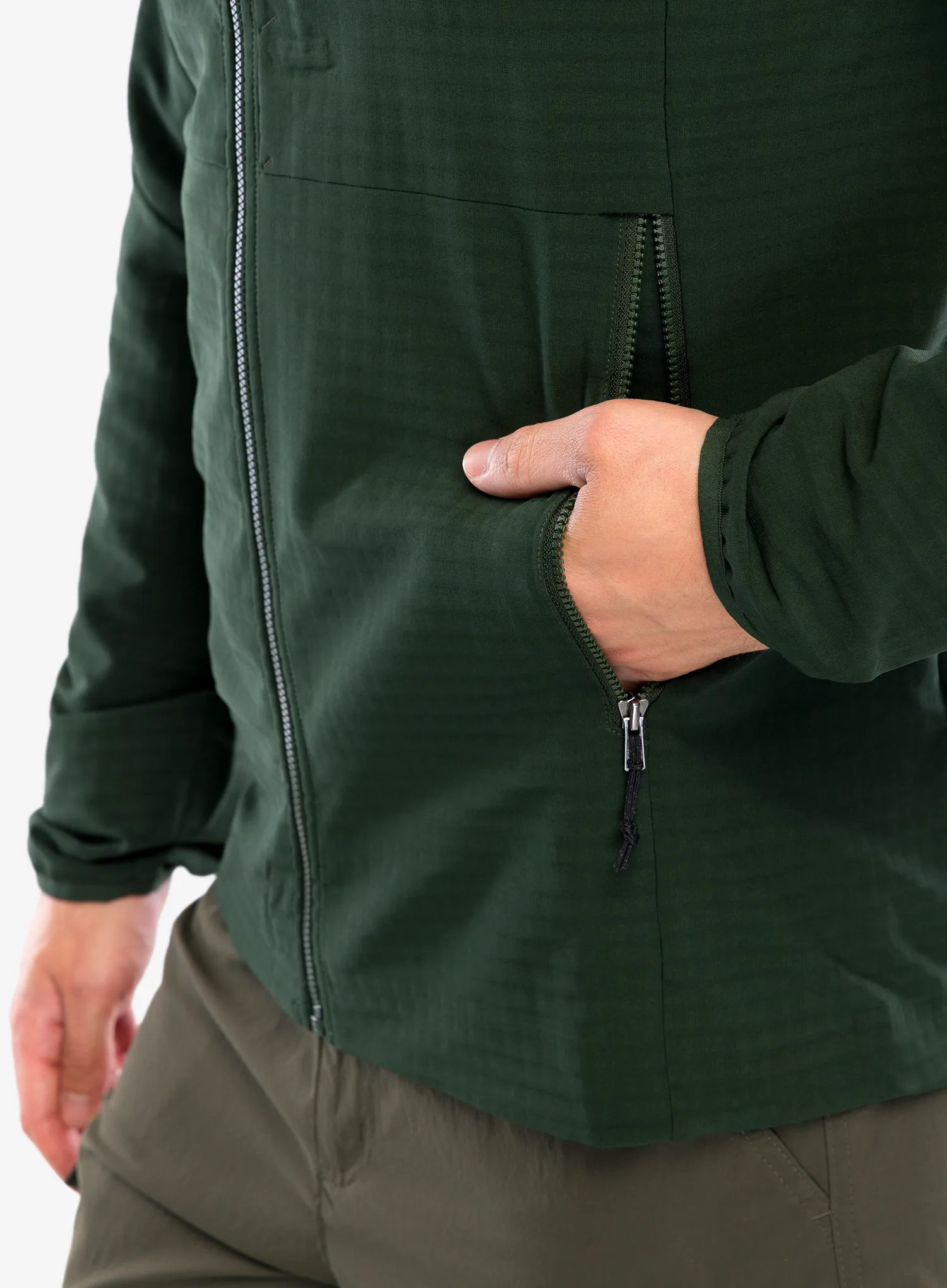 Jakna Patagonia R1 TechFace Hoody - old growth green