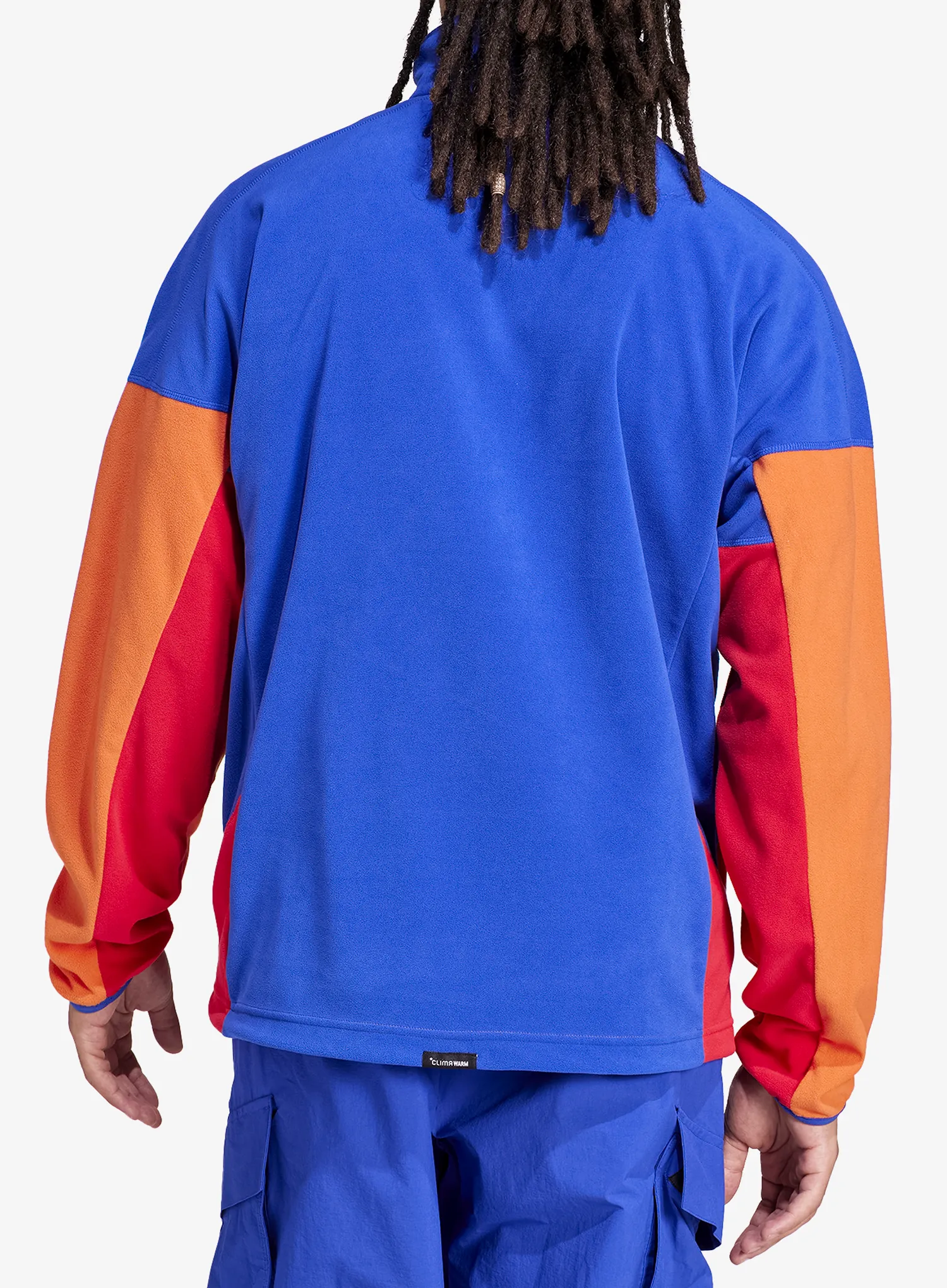 Flis adidas TERREX Multi Climawarm Fleece Anorak - selubl/seimor/purrub