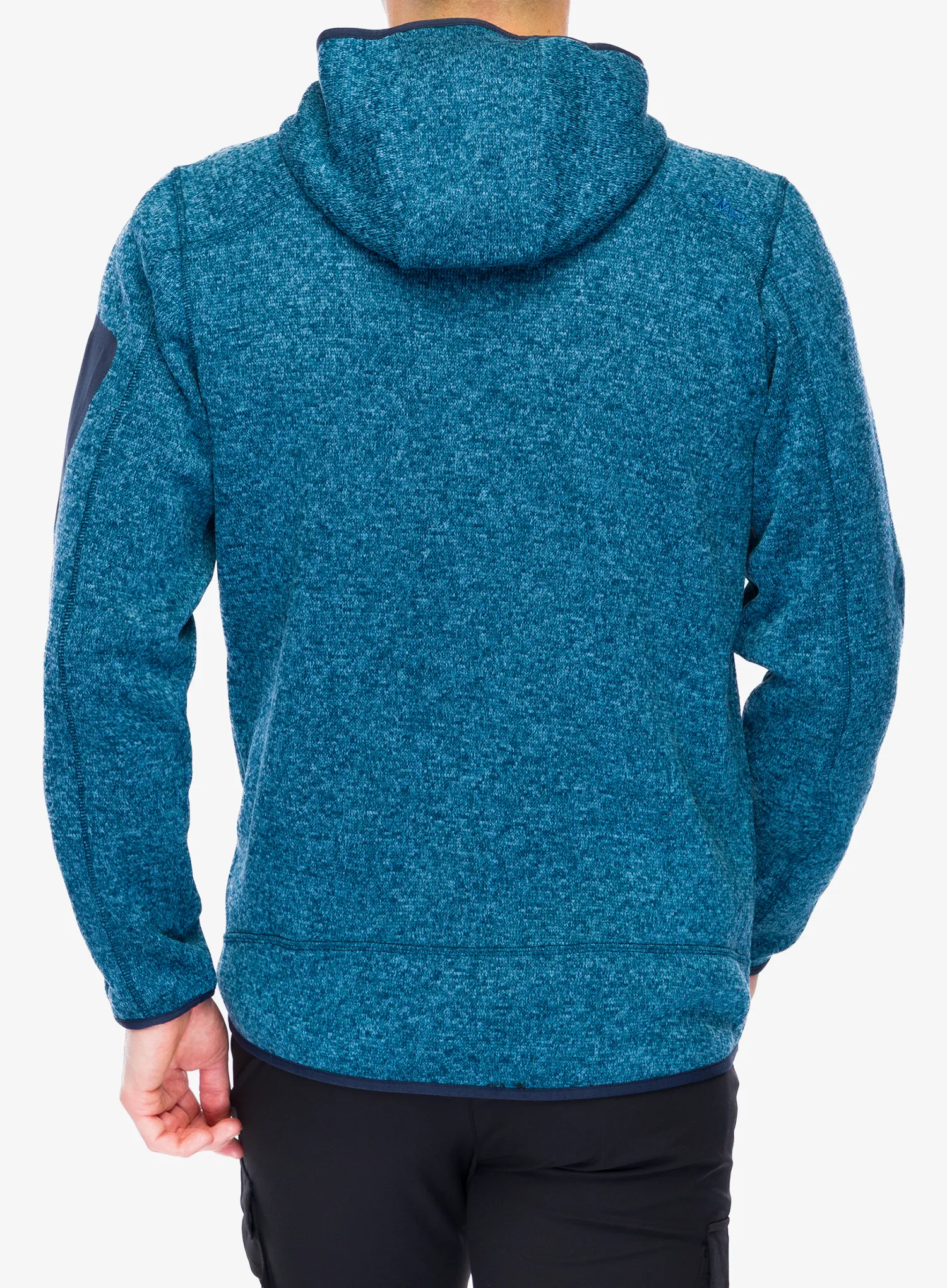Flis CMP Borgis Fix Hood Jacket - ocean/b. blue