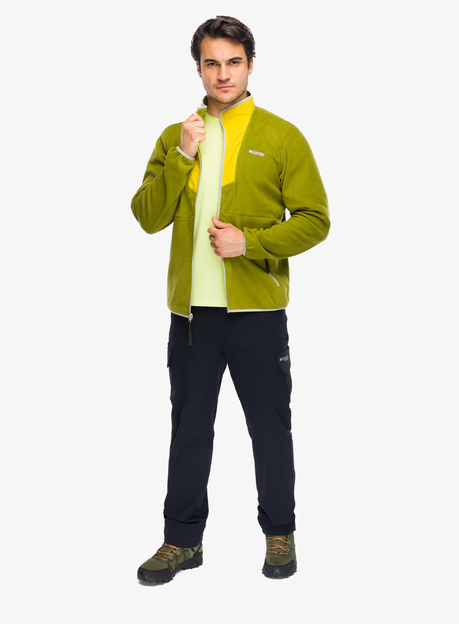 Flis Columbia Sequoia Grove Full Zip Fleece - mossy green/antique moss
