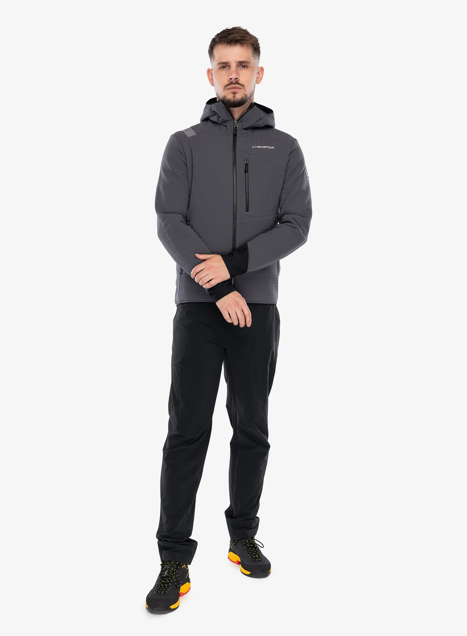 Flis La Sportiva Bristen Thermal Hoody - chalk/onyx