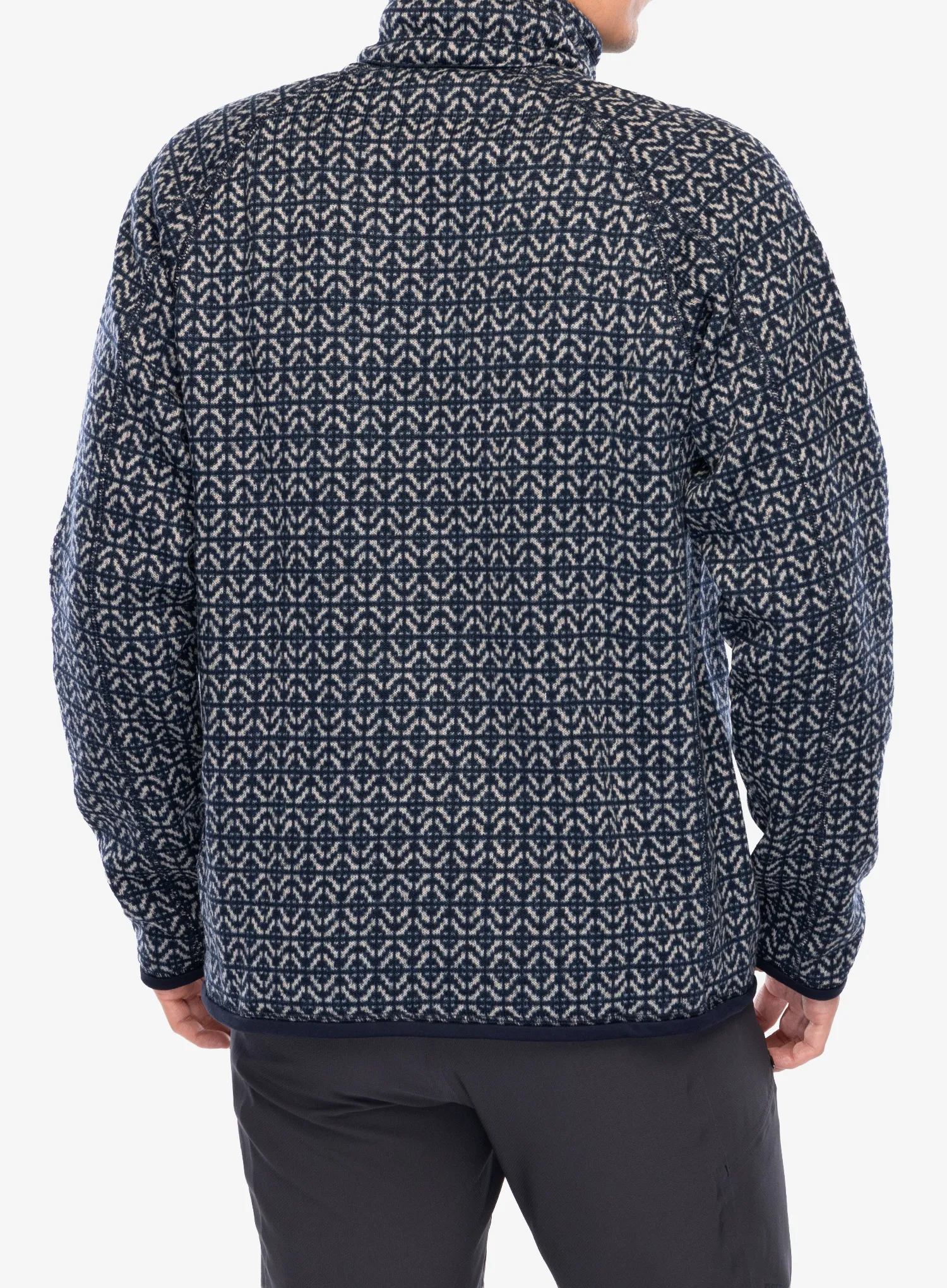 Flis Patagonia Better Sweater 1/4 Zip - scales/sunken blue