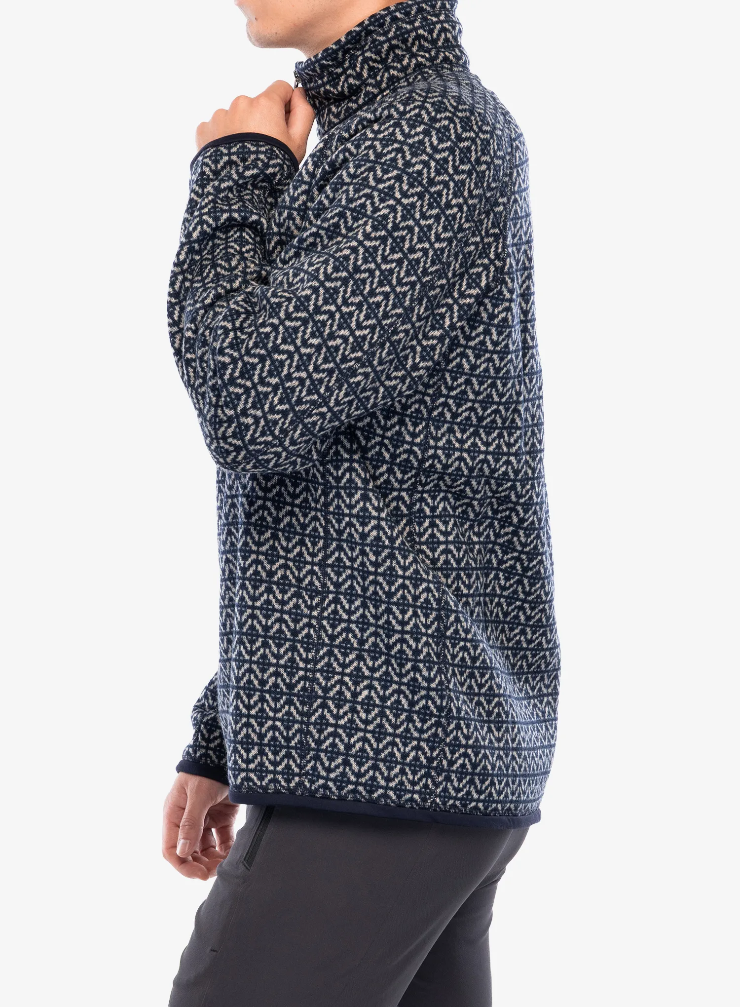 Flis Patagonia Better Sweater 1/4 Zip - scales/sunken blue