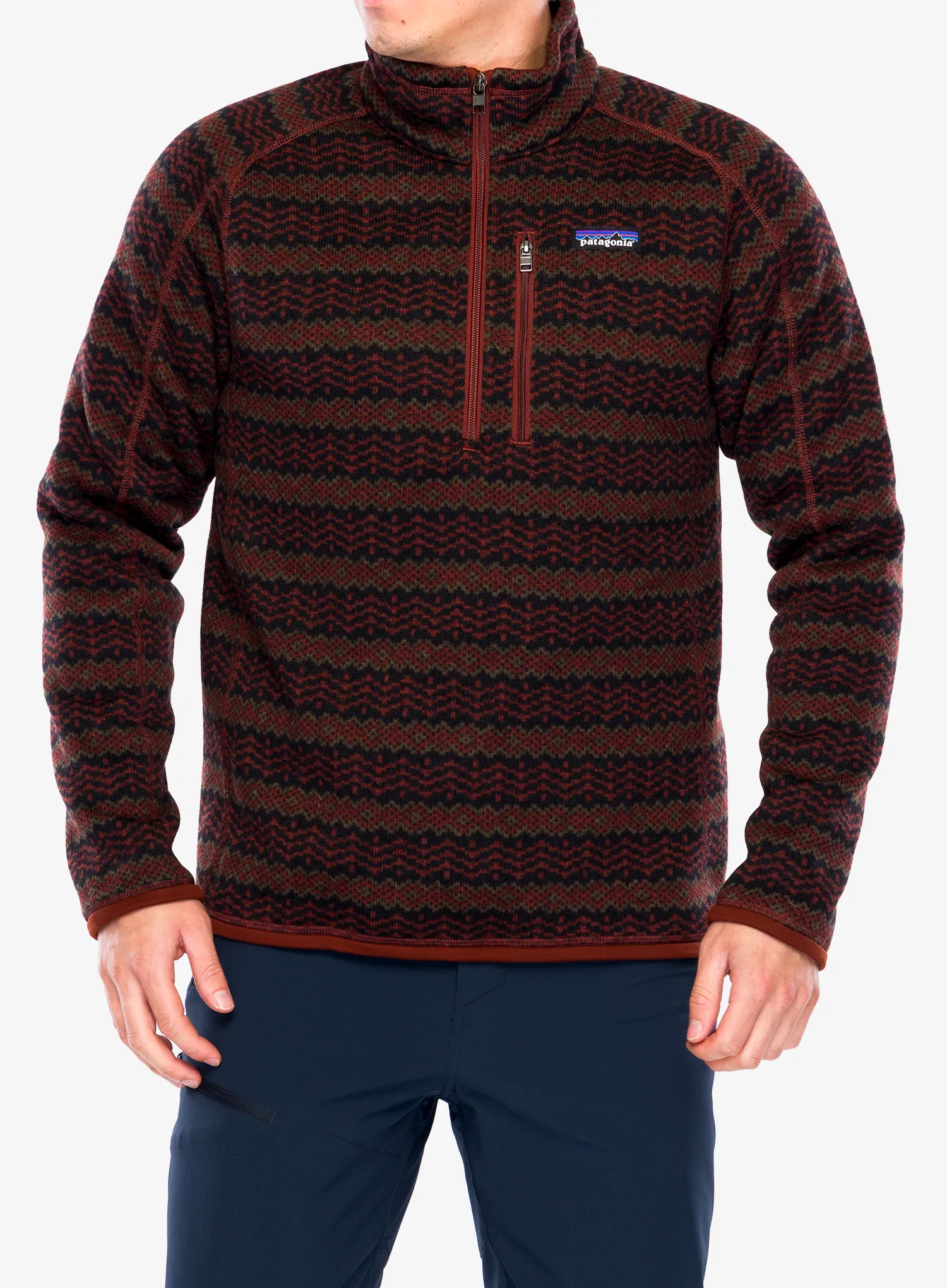 Flis Patagonia Better Sweater 1/4 Zip - woven together/dried vanilla