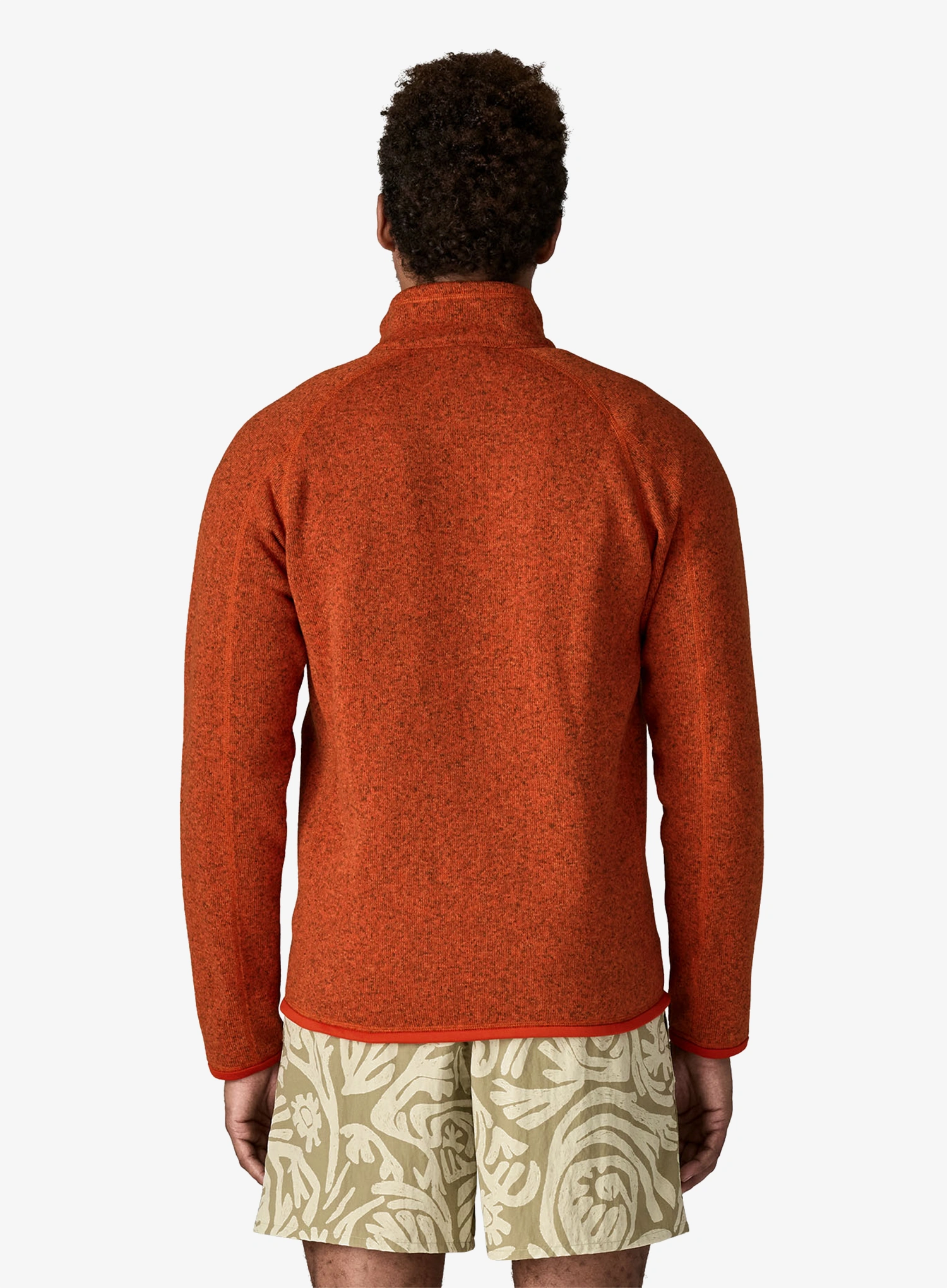 Flis Patagonia Better Sweater Jacket - coal orange