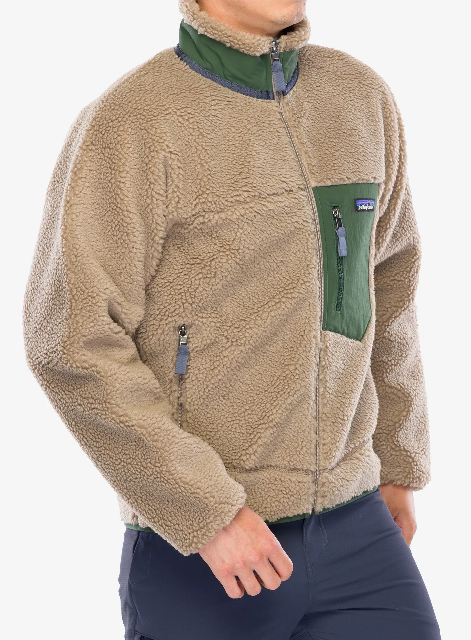 Flis Patagonia Classic Retro-X Jacket - seabird grey