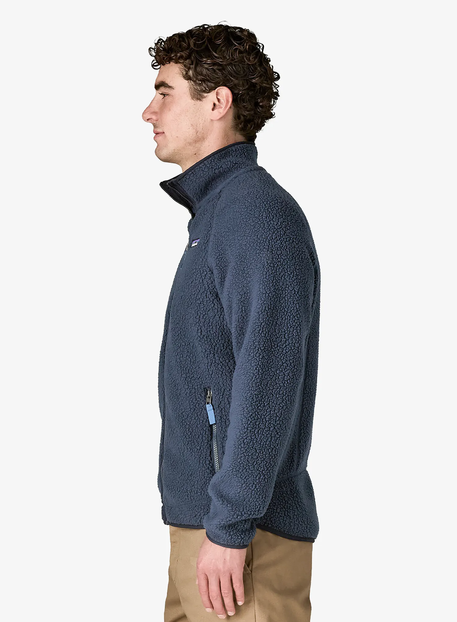 Flis Patagonia Retro Pile Jacket - new navy w/sunken blue