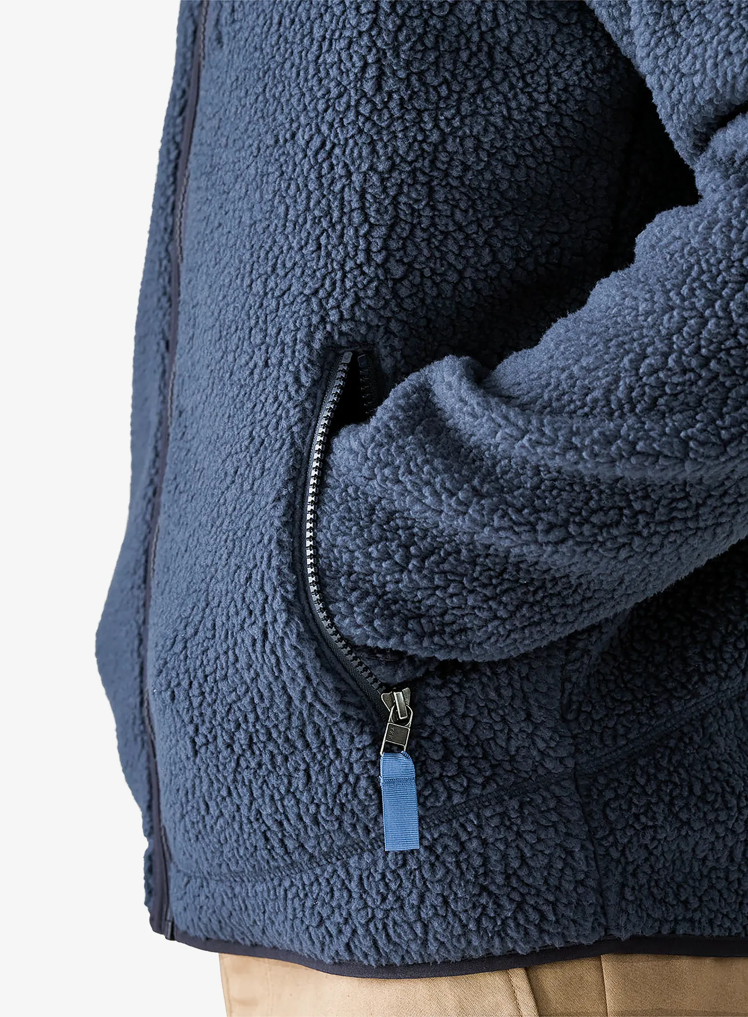 Flis Patagonia Retro Pile Jacket - new navy w/sunken blue