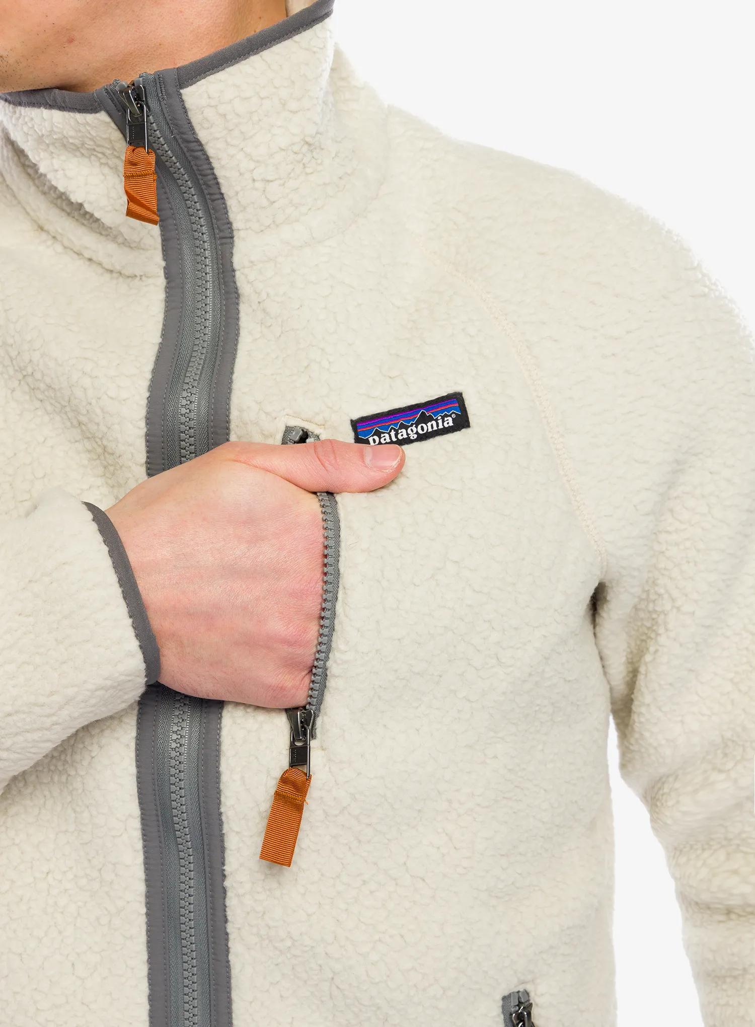 Flis Patagonia Retro Pile Jacket - pelican